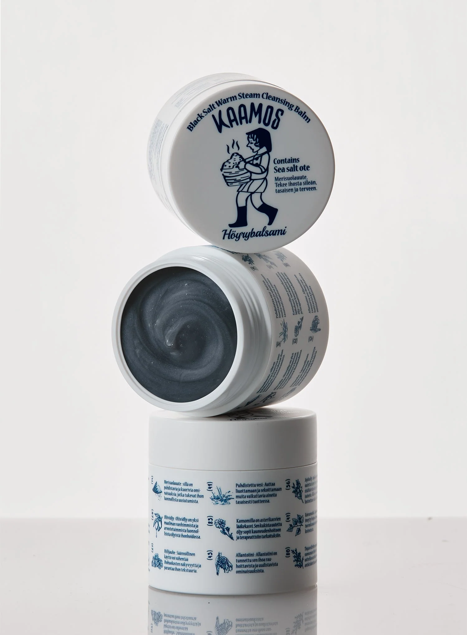 Kaamos Black Salt Warm Steam Cleansing Balm (100g) - Image 5