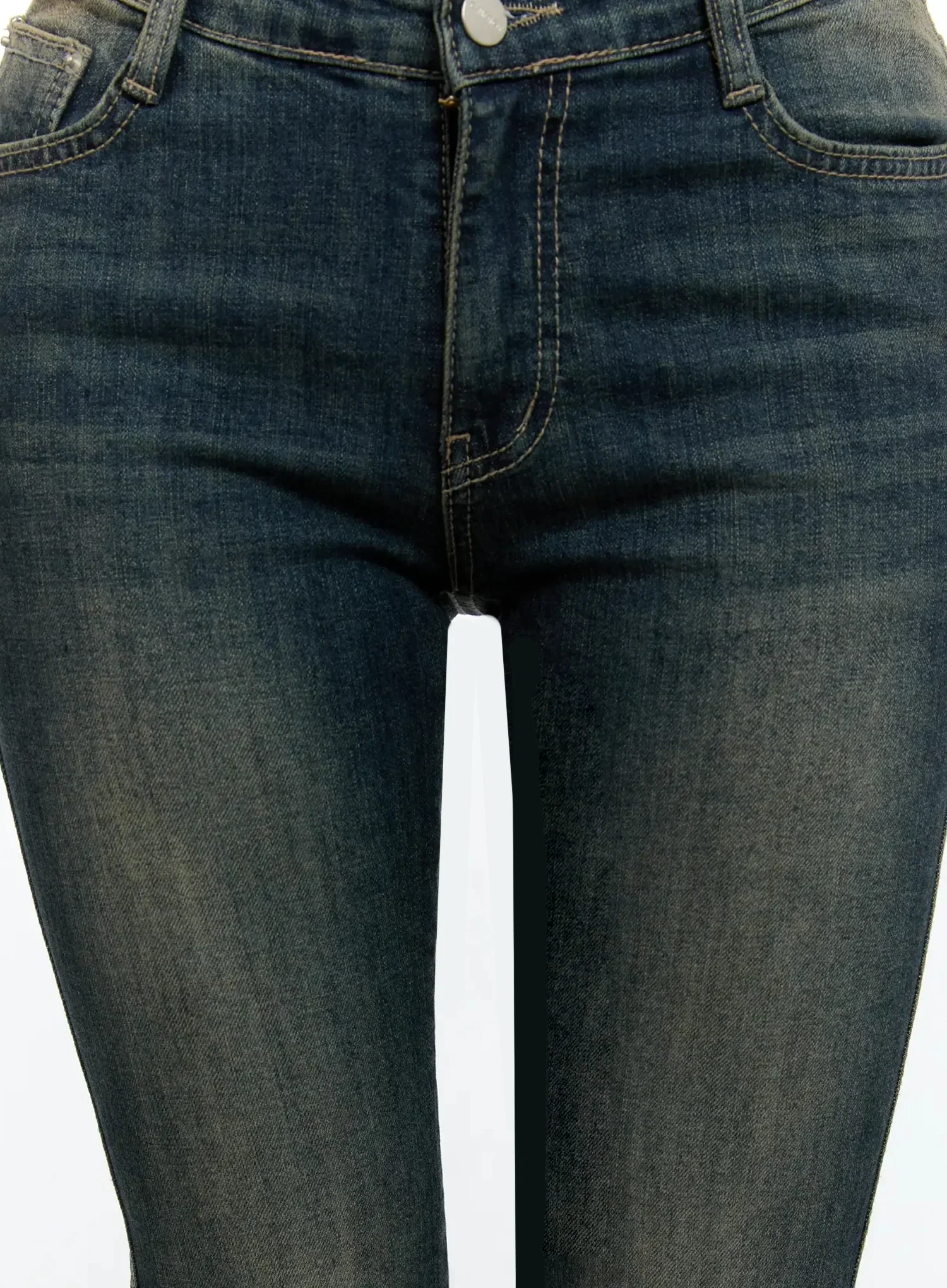 Karla Vintage Logo Flare Jeans IO520 - Image 6