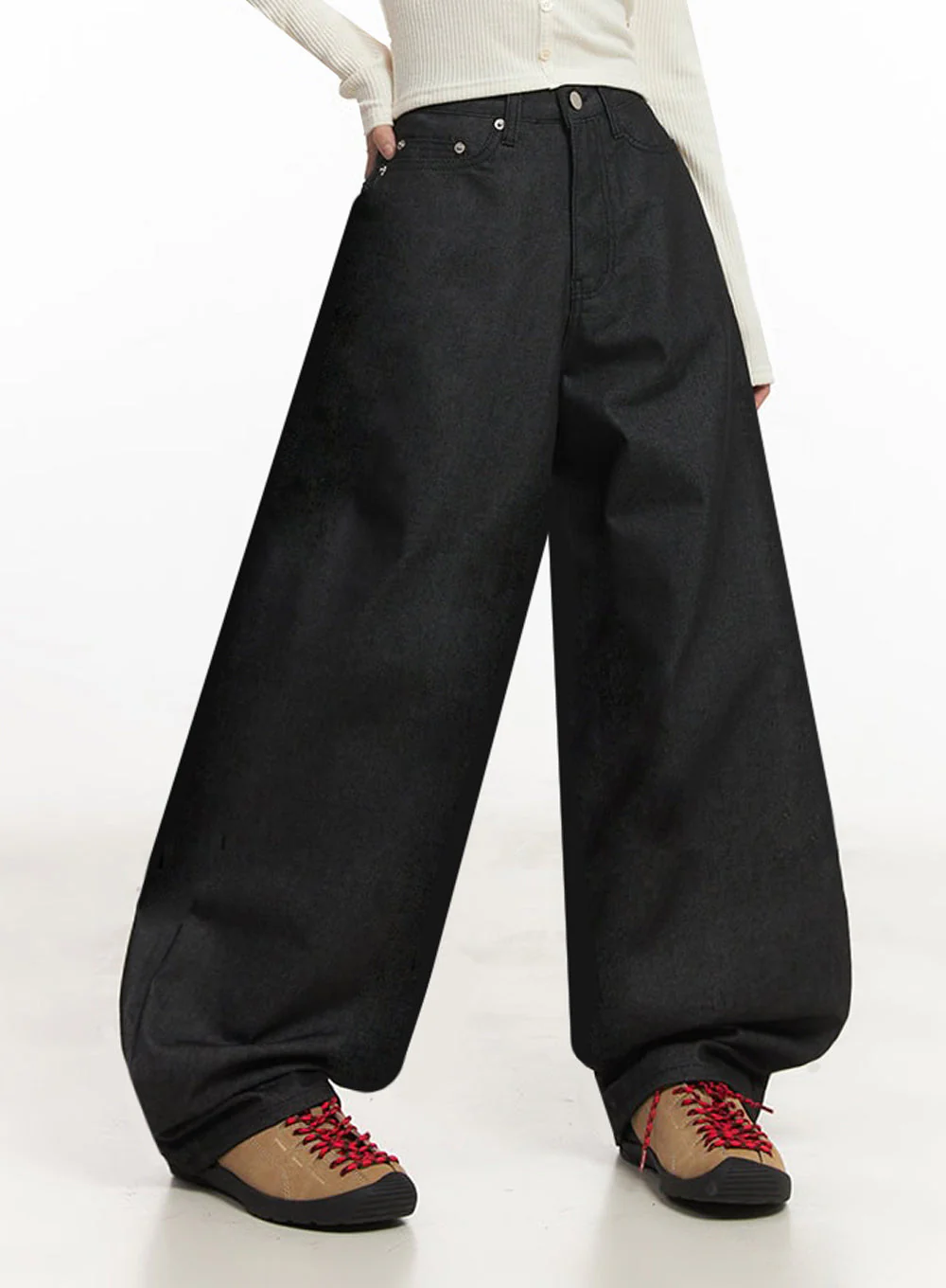 Kassandra Wide-Leg Baggy Jeans IA515 - Image 2