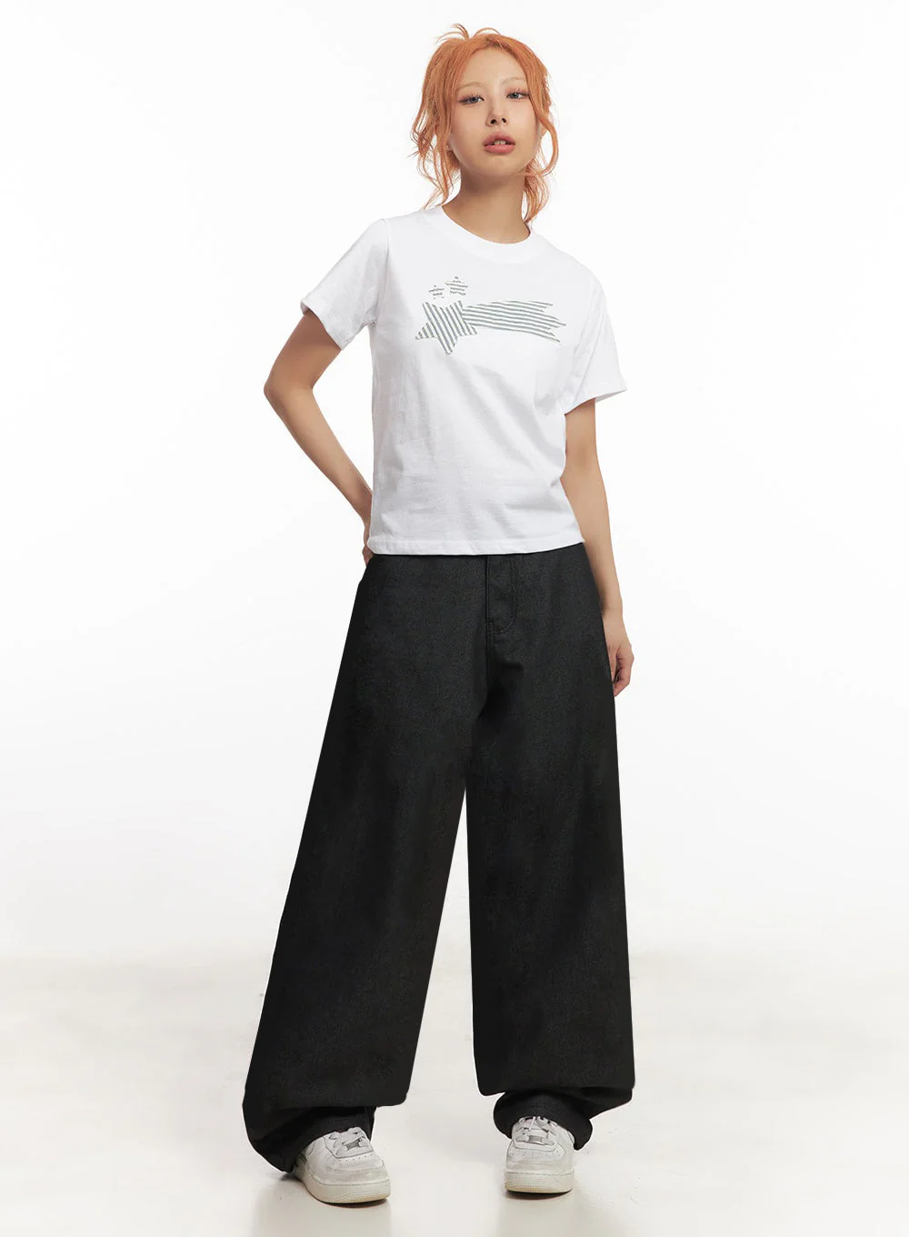 Kassandra Wide-Leg Baggy Jeans IA515 - Image 3