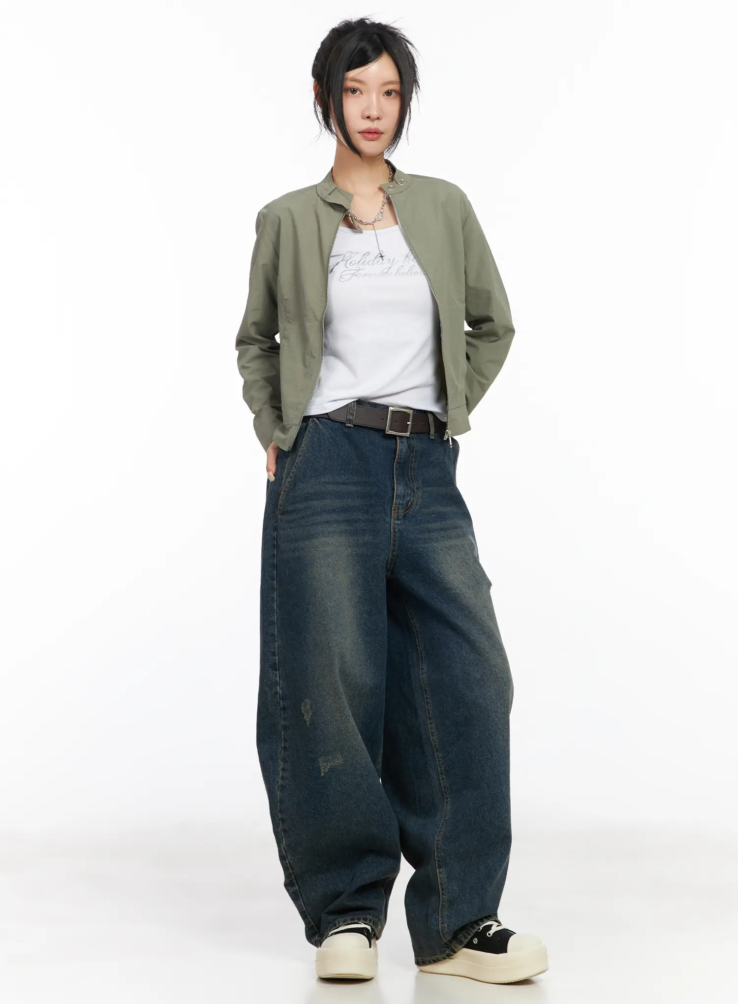 Katerina High-Waisted Baggy Jeans CM516 - Image 2