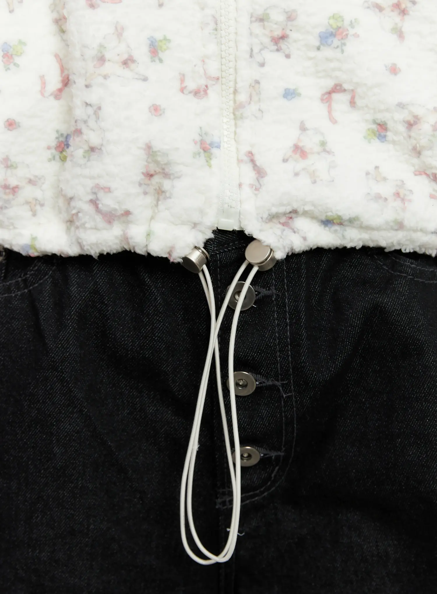 Kelfie Overfit Fleece Jacket CN528 - Image 4