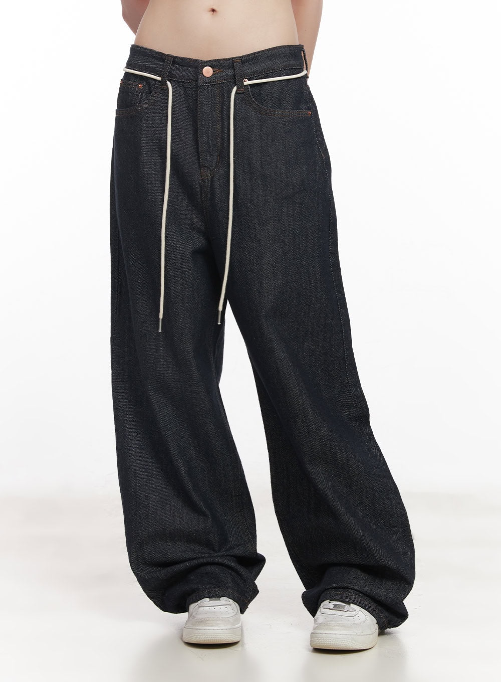 Kirsten String Wide-Leg Summer Denim Jeans IM528 - Image 12