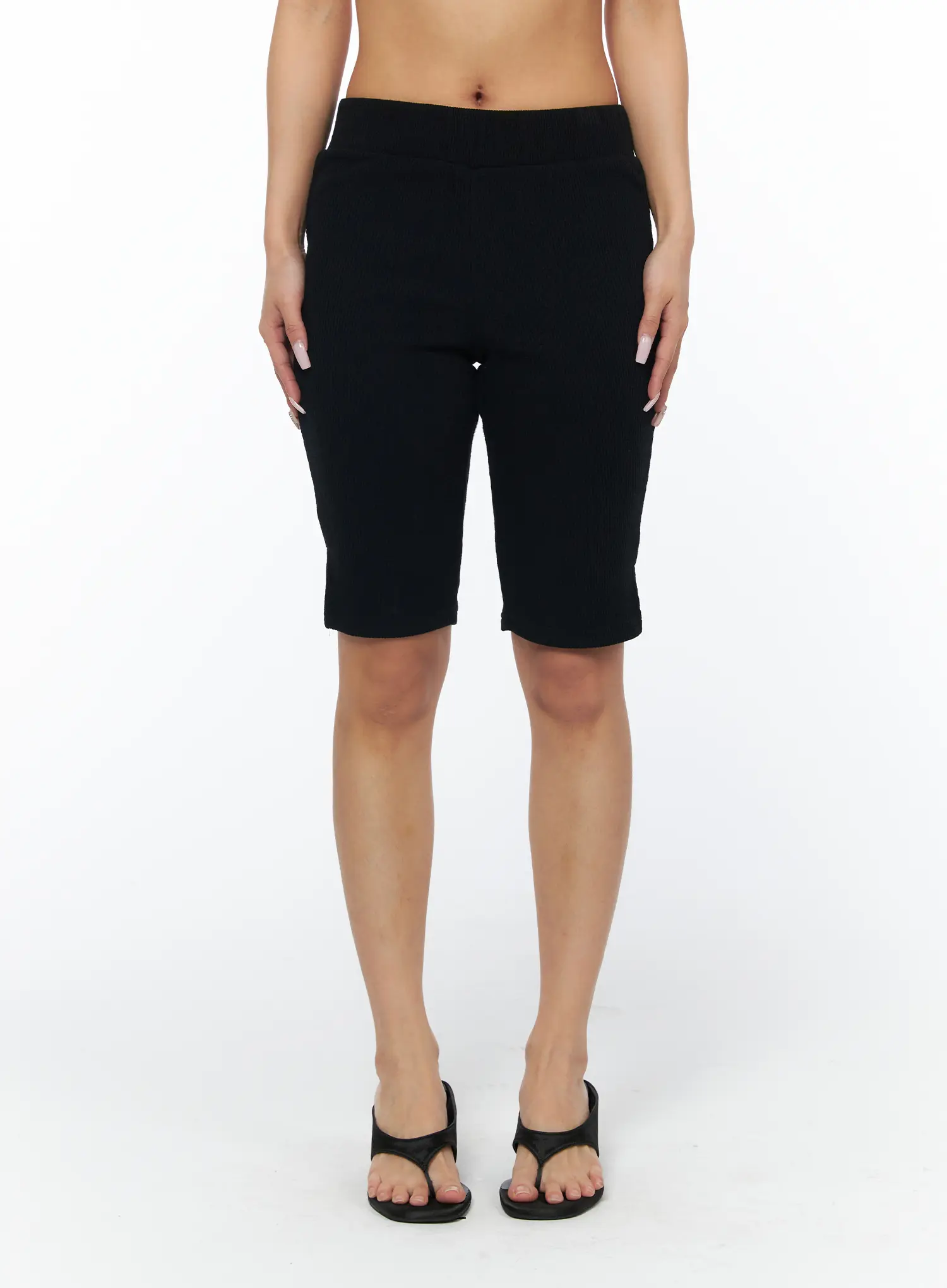 Knee-Length Biker Shorts CA516 - Image 10