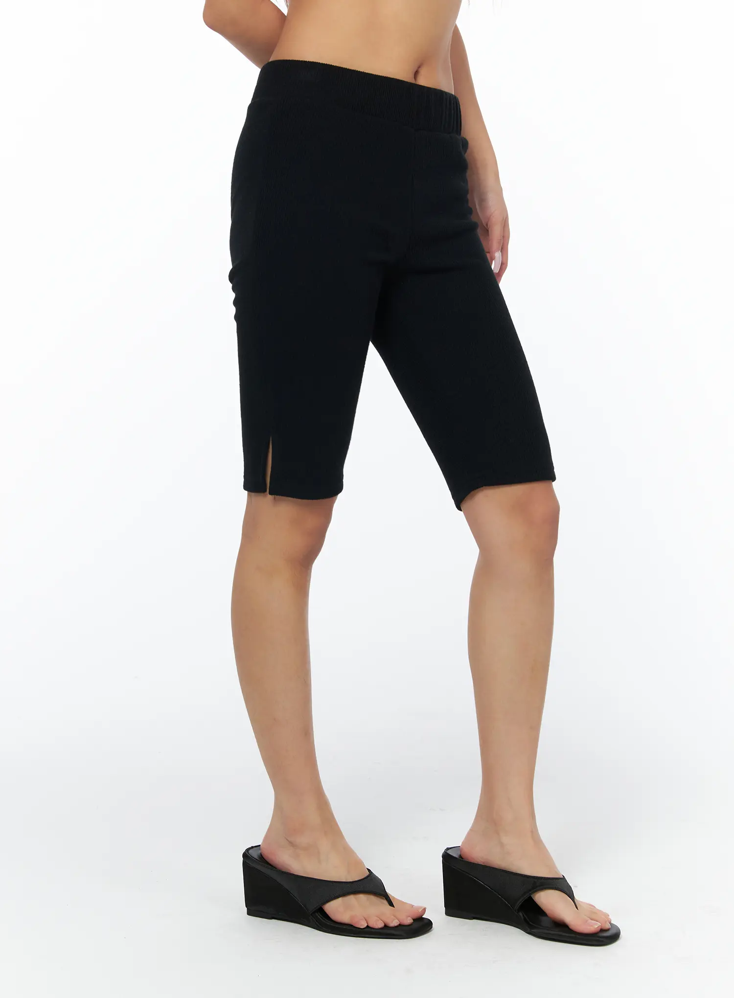 Knee-Length Biker Shorts CA516 - Image 3