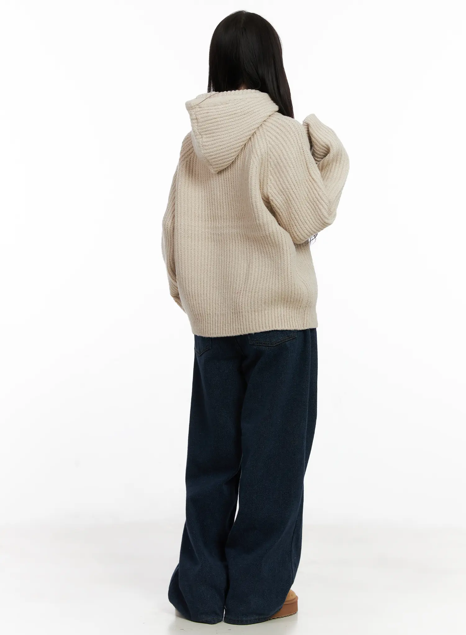 Knit Balaclava And Sweater Set CN526 - Image 8