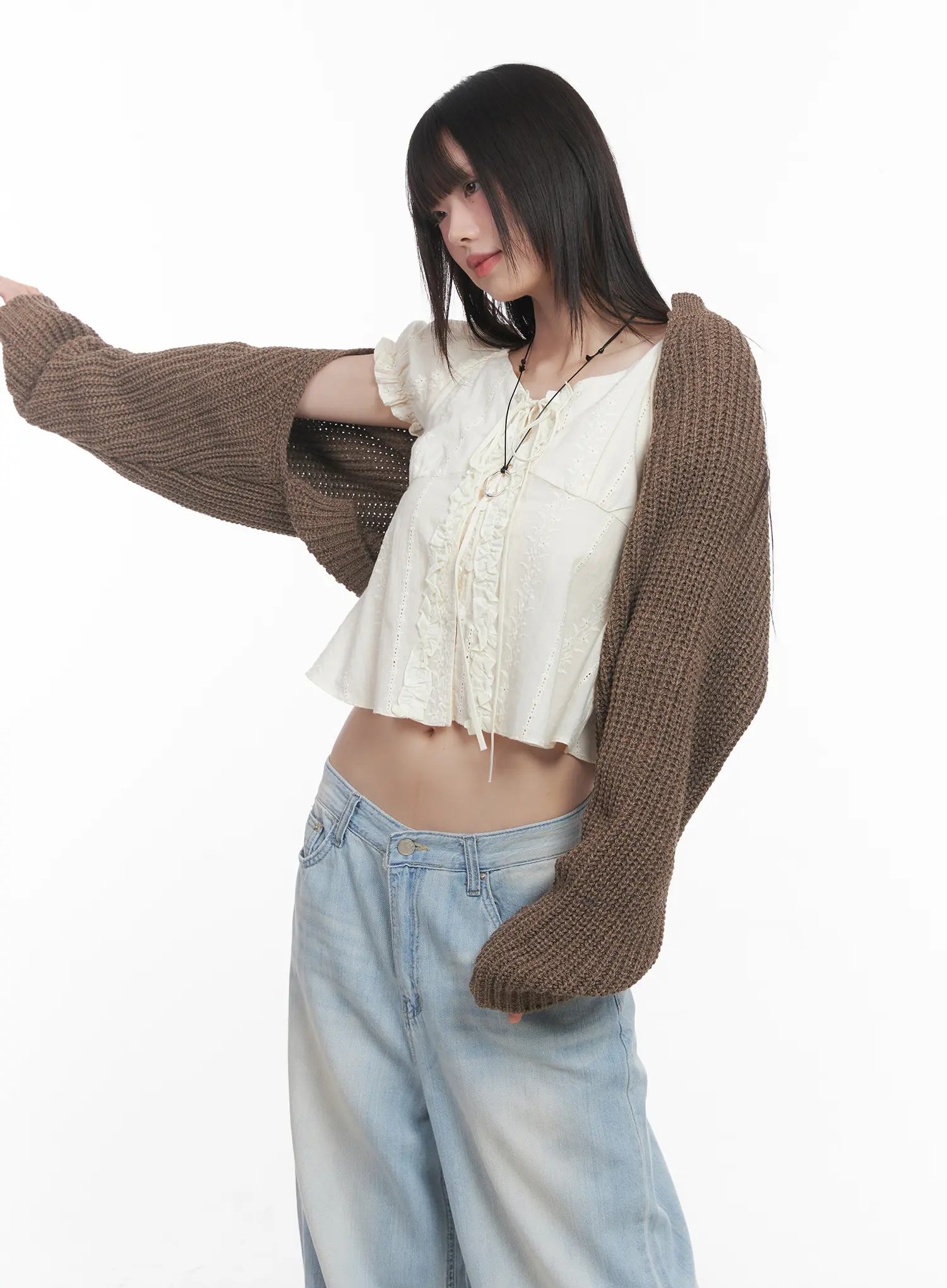 Knit Bolero Shrug C2001 - Image 18