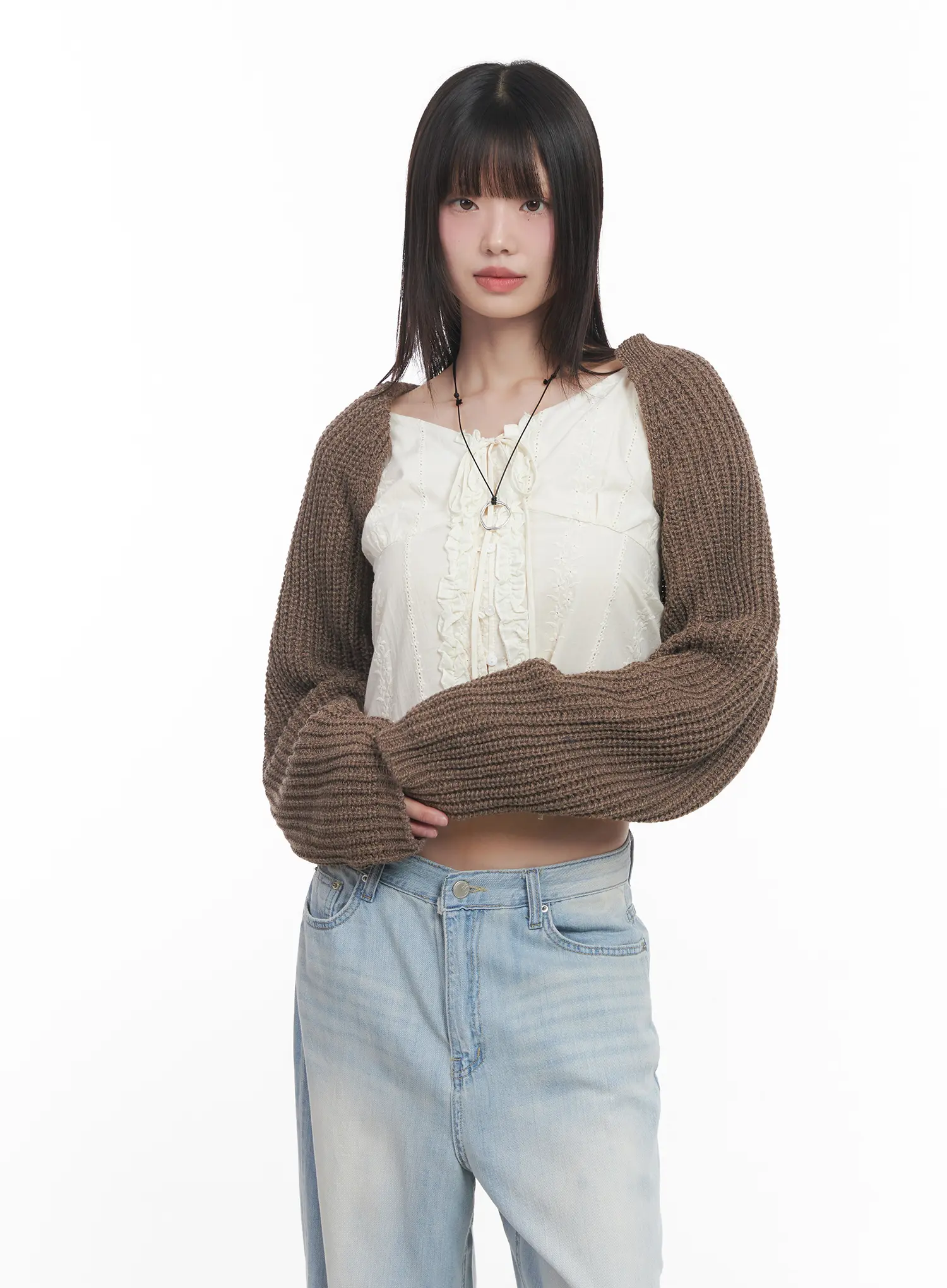 Knit Bolero Shrug C2001 - Image 27