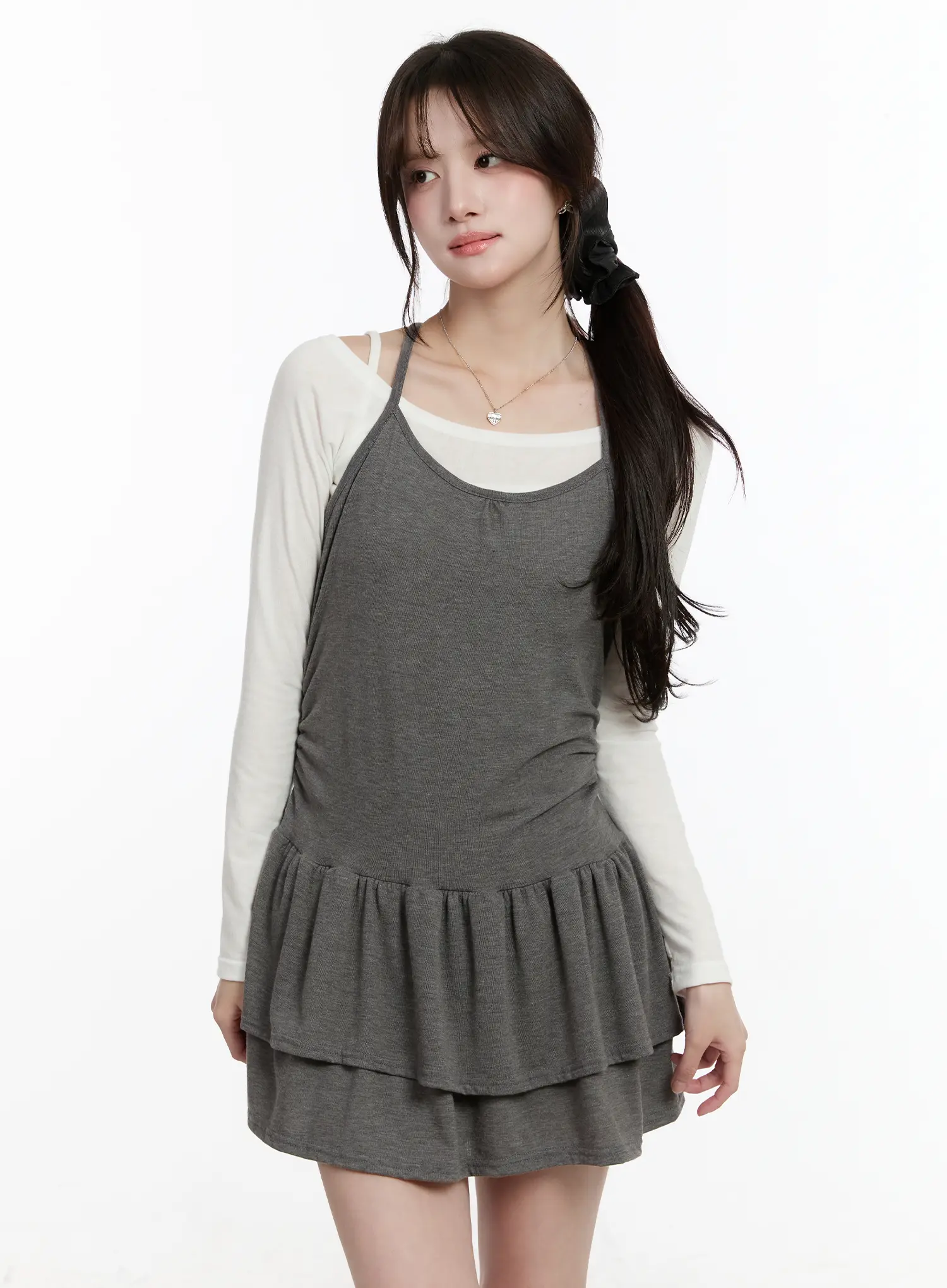 Knit Dress and Long Sleeve Top Set CM510