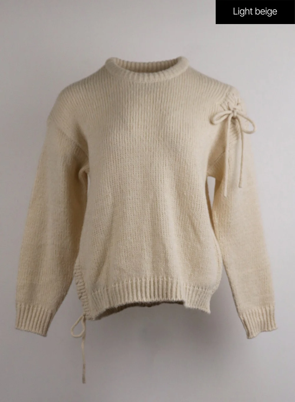 Knit Round Neck Long Sleeve Sweater OJ417 - Image 9