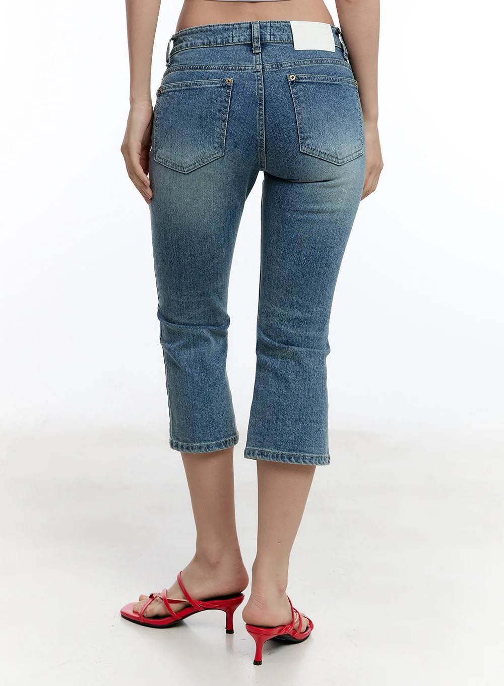 Kyra Cropped Low-Rise Skinny Jeans IU503 - Image 10