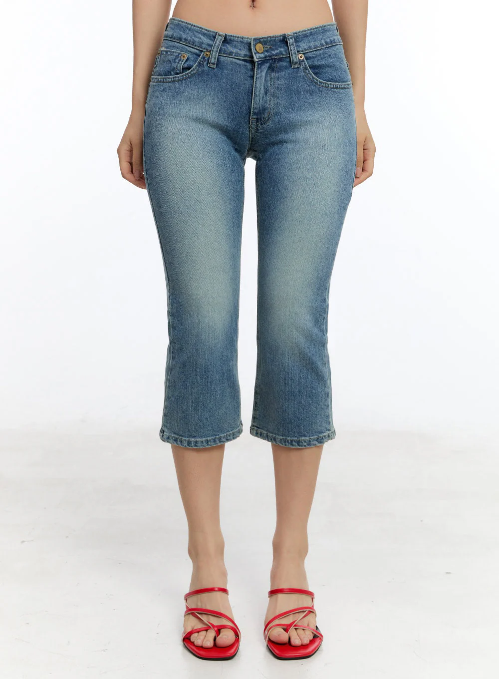 Kyra Cropped Low-Rise Skinny Jeans IU503 - Image 3
