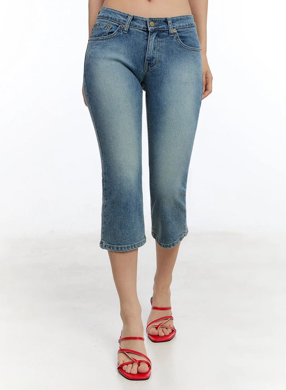 Kyra Cropped Low-Rise Skinny Jeans IU503 - Image 6