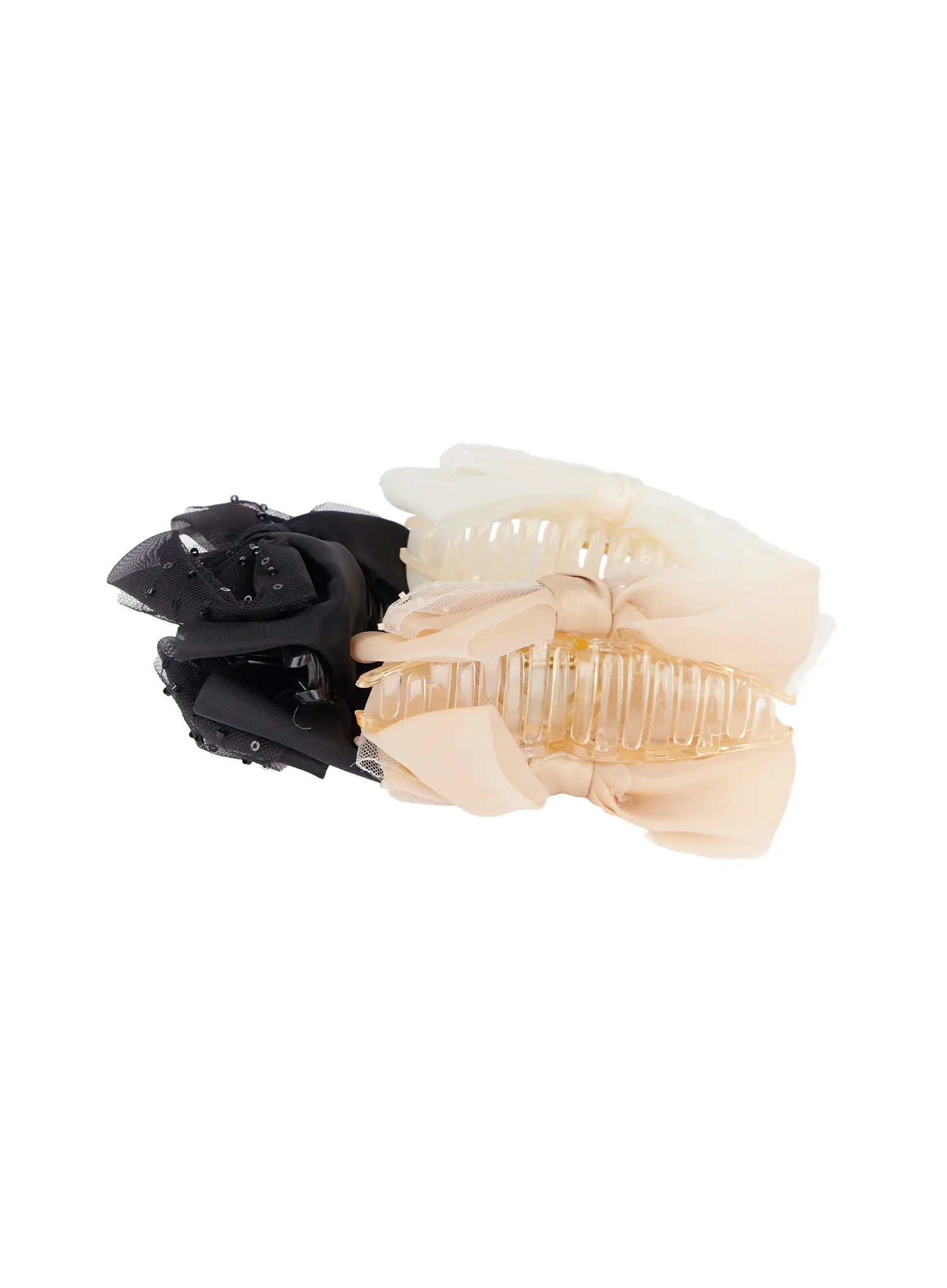 Lace Beads Bow Claw Clip F502 - Image 7