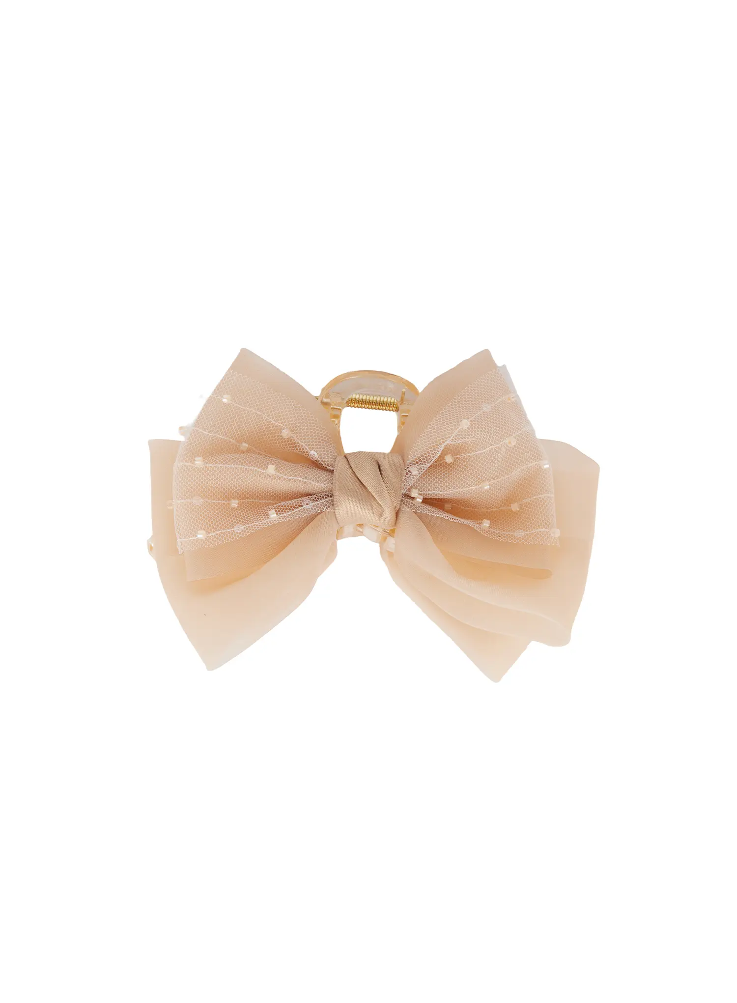 Lace Beads Bow Claw Clip F502 - Image 8