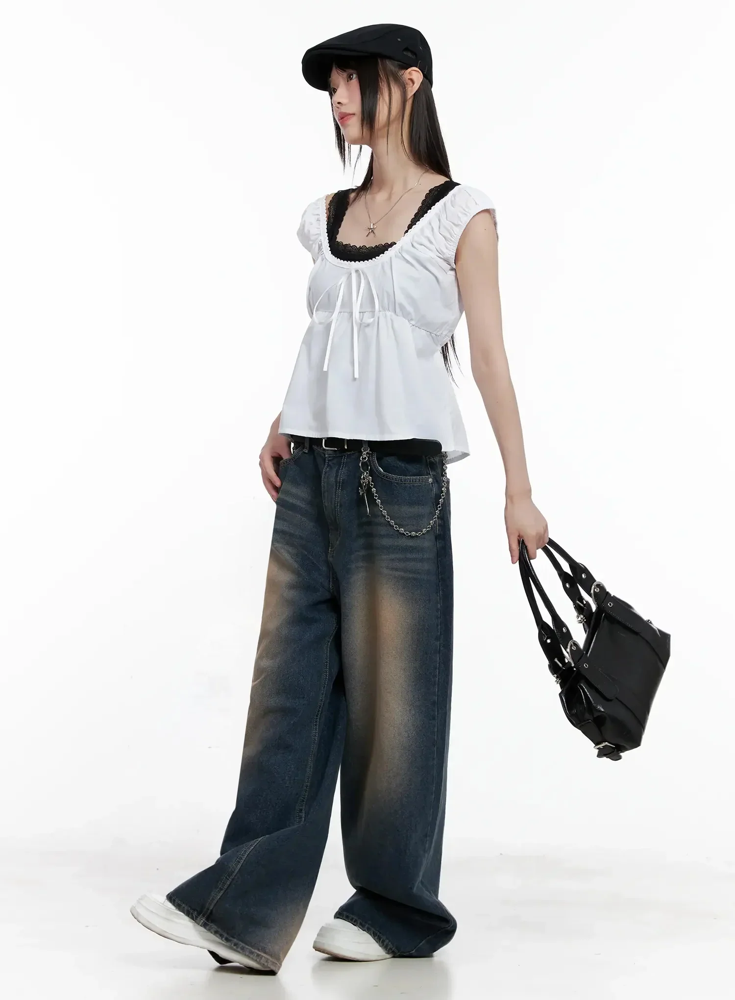 Lace Detail Blouse IL531 - Image 16