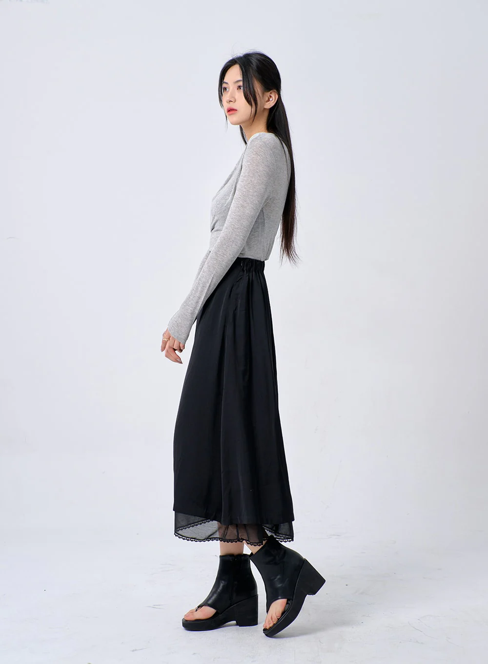 Lace Maxi Skirt BA321 - Image 6