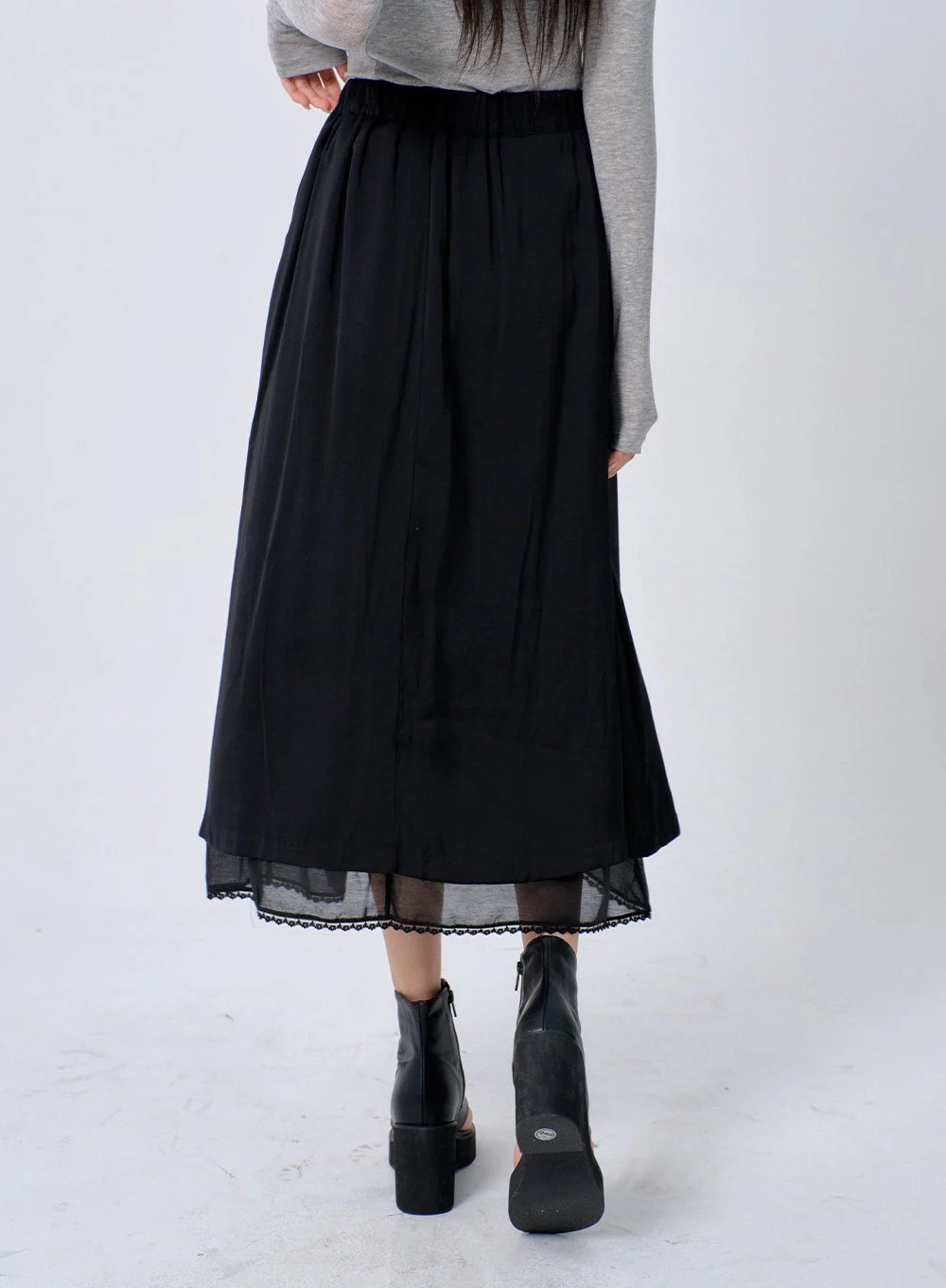 Lace Maxi Skirt BA321 - Image 8