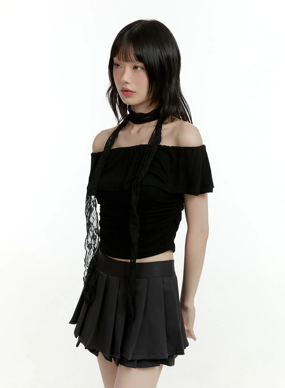 Lace Skinny Scarf CL426 - Image 2