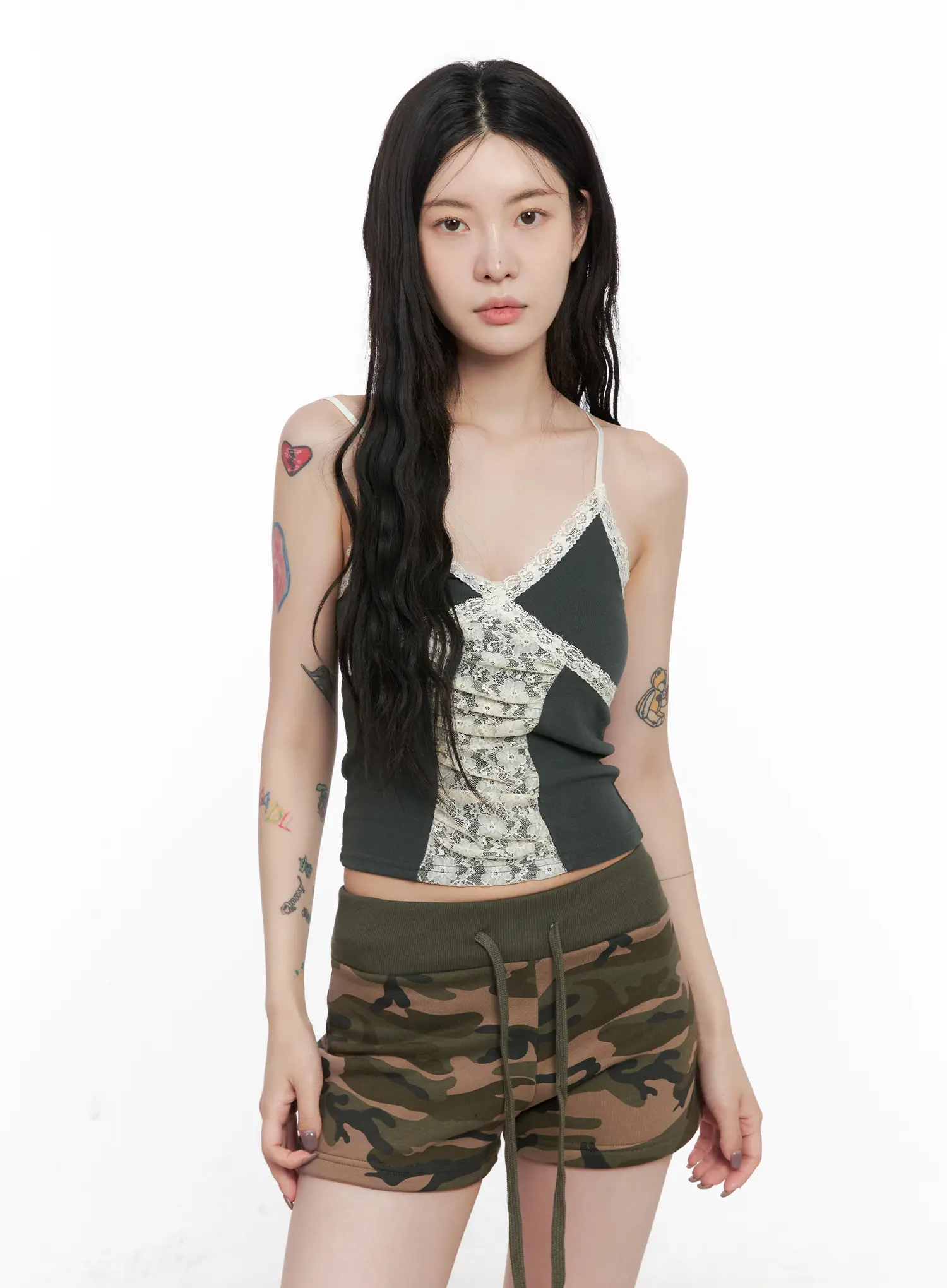 Lace Trim Cami Top CN513 - Image 9