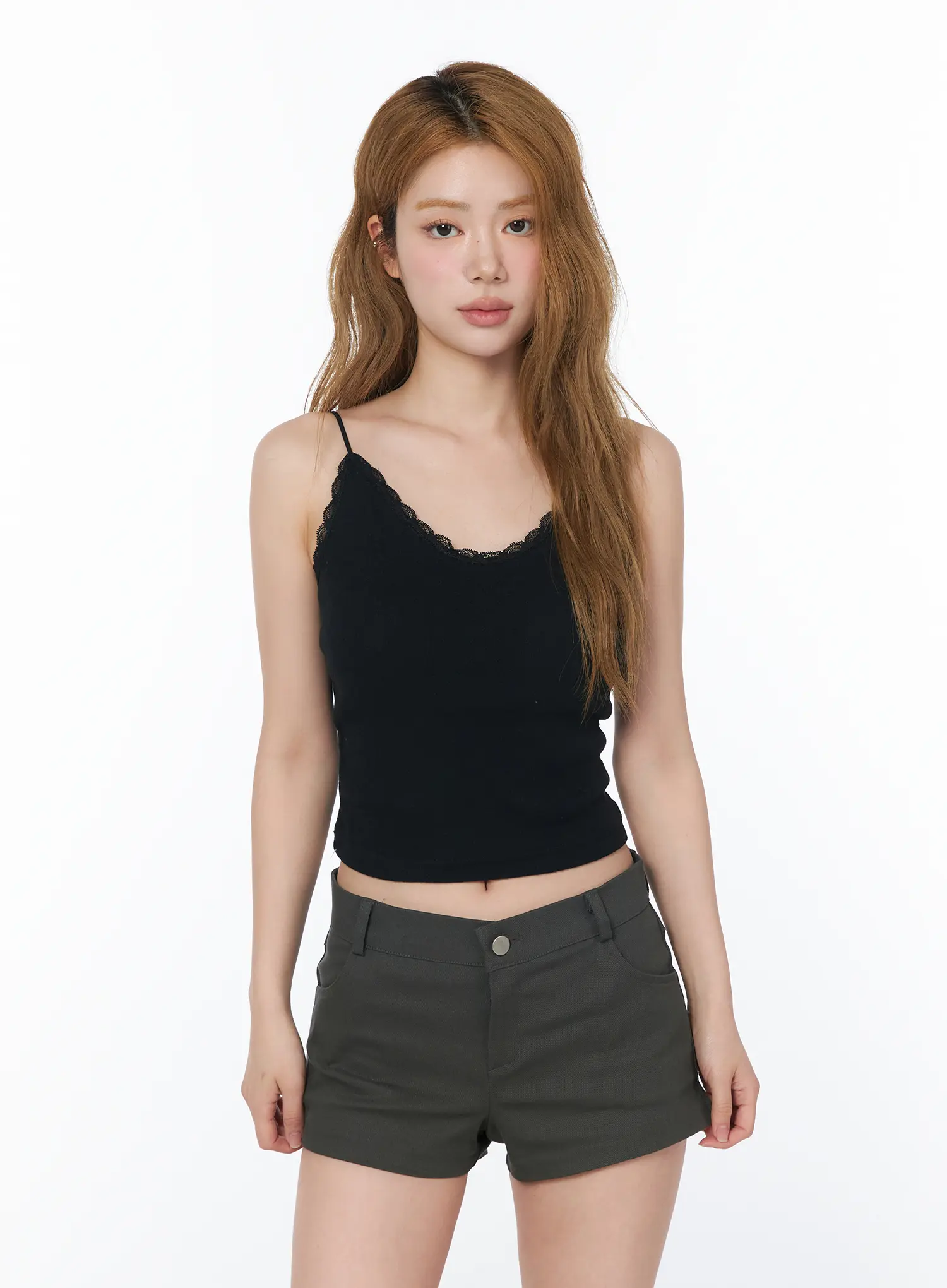 Lace Trim Cami Top CY505 - Image 8