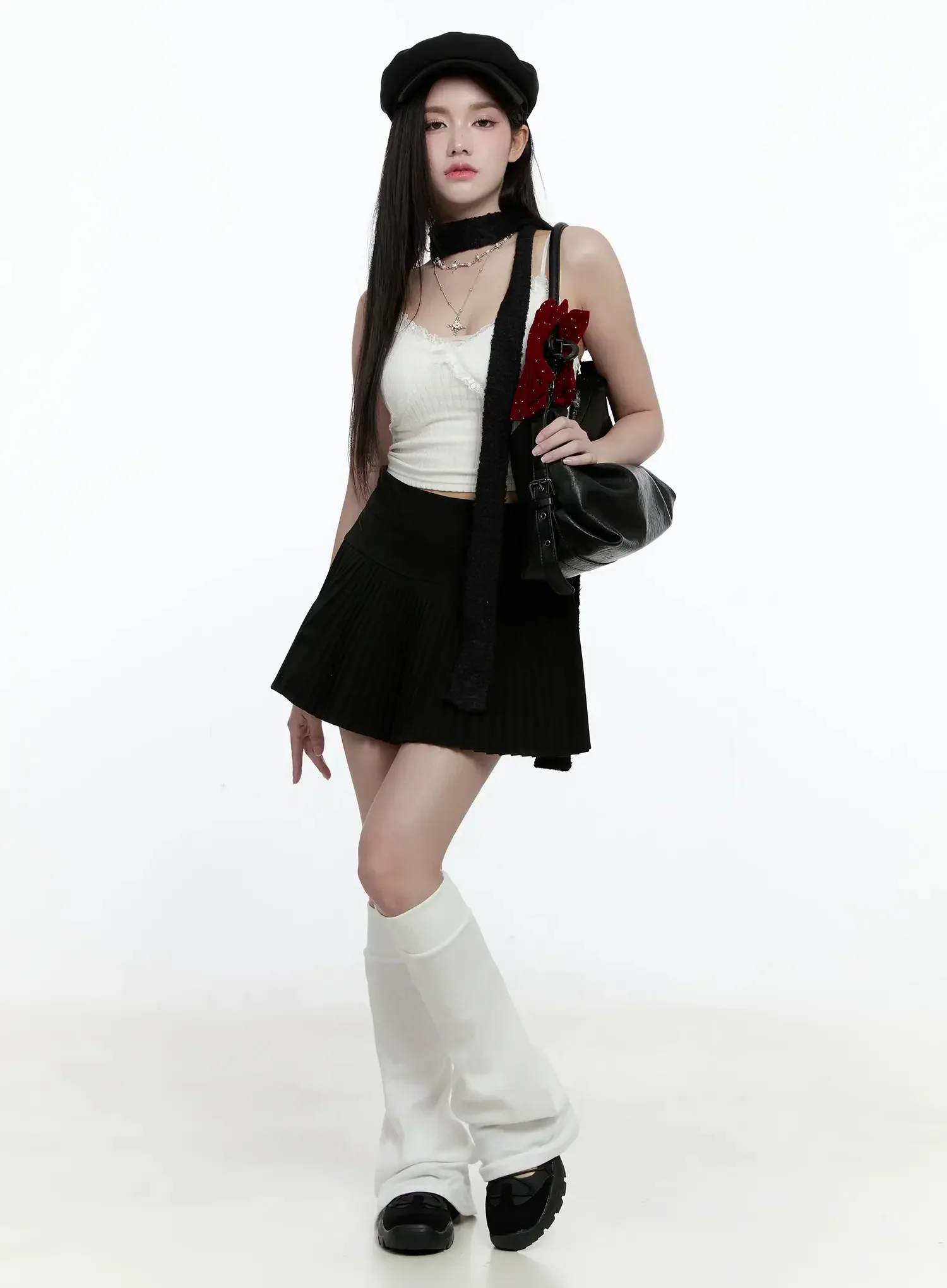 Lace Trim Sleeveless Top IO527 - Image 11