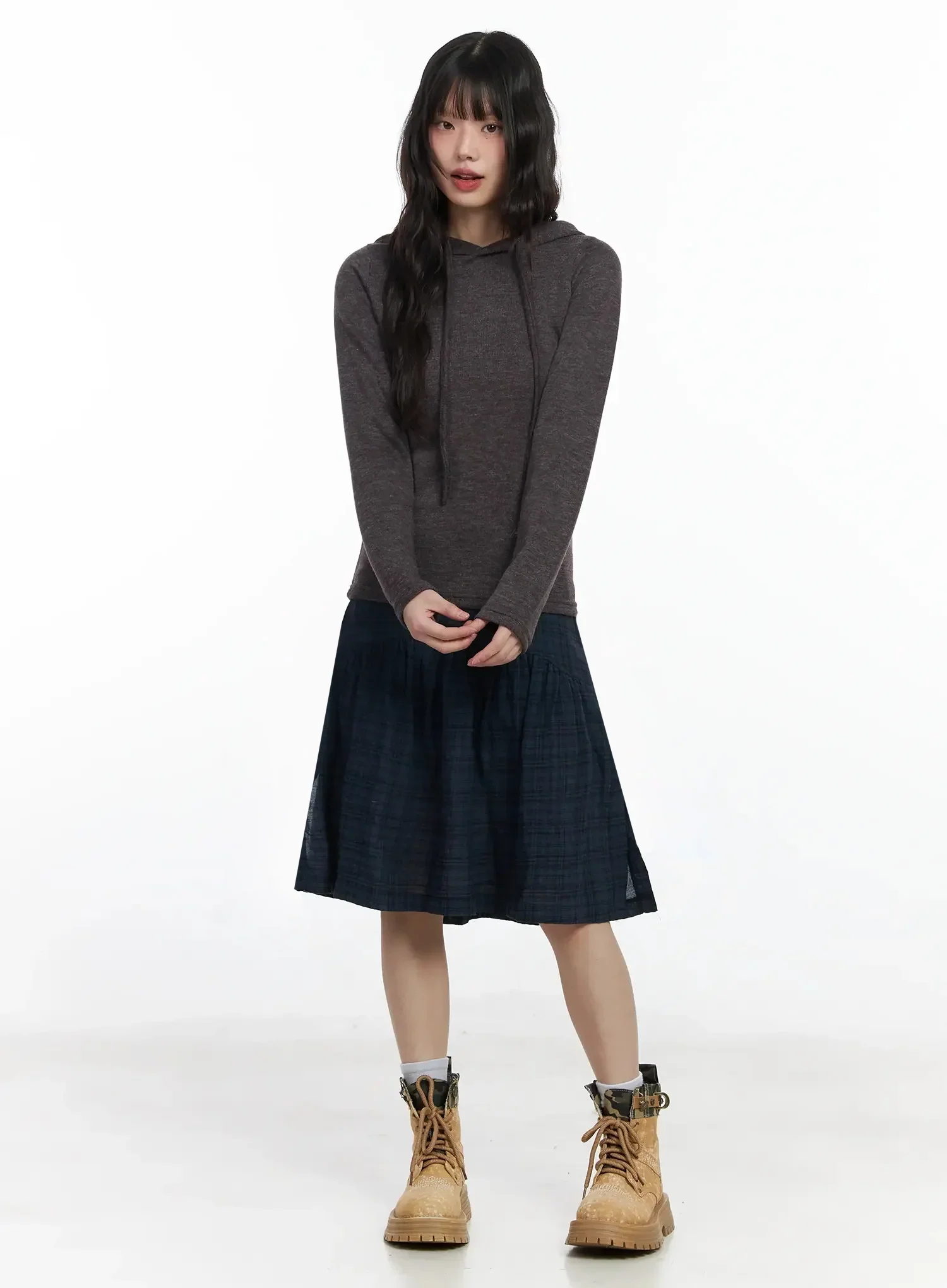 Lace-Up Platform Boots F517 - Image 3