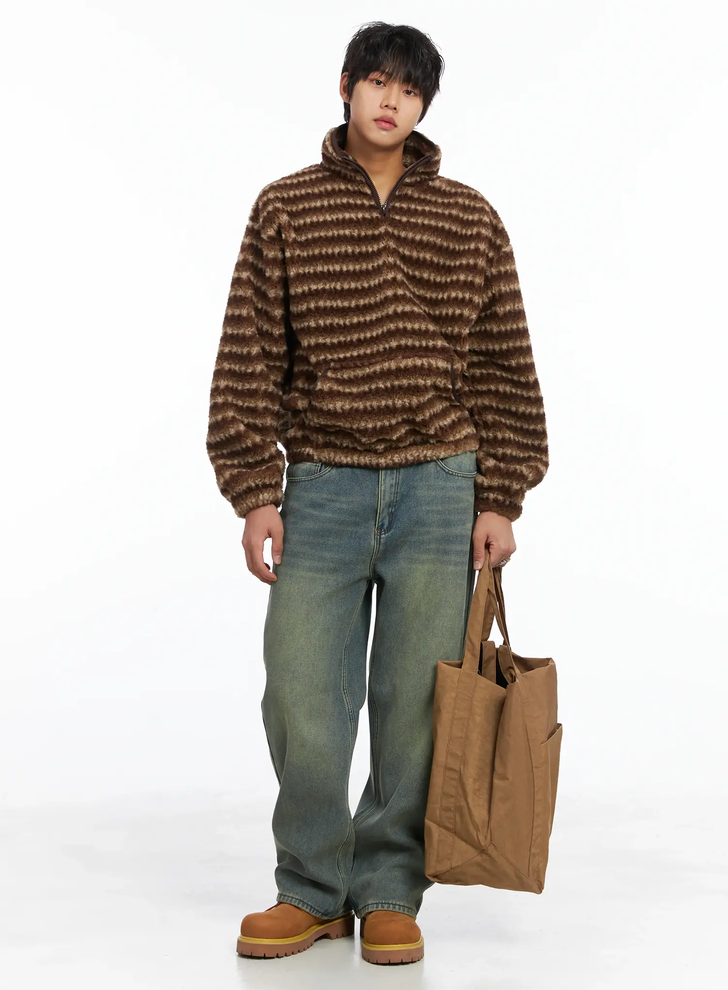 Large Nylon Tote Bag IJ512 - Image 5