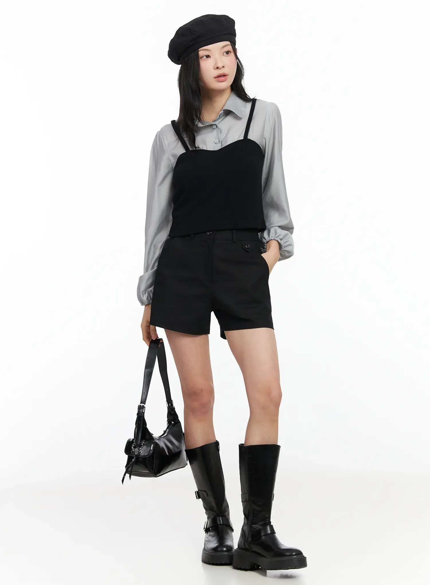 Layered Bustier Blouse IM524 - Image 9