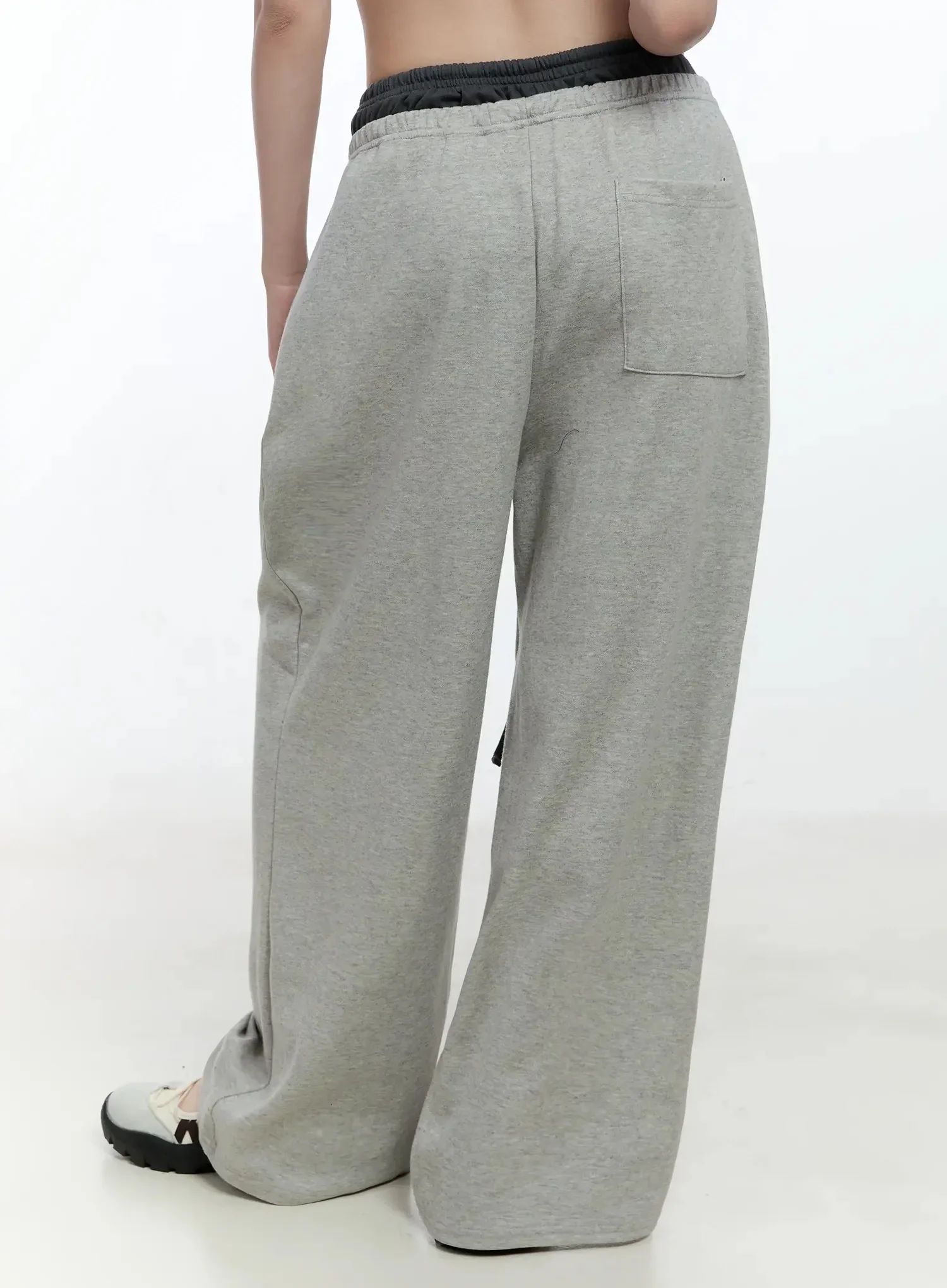 Layered Button Baggy Sweatpants IO527 - Image 14