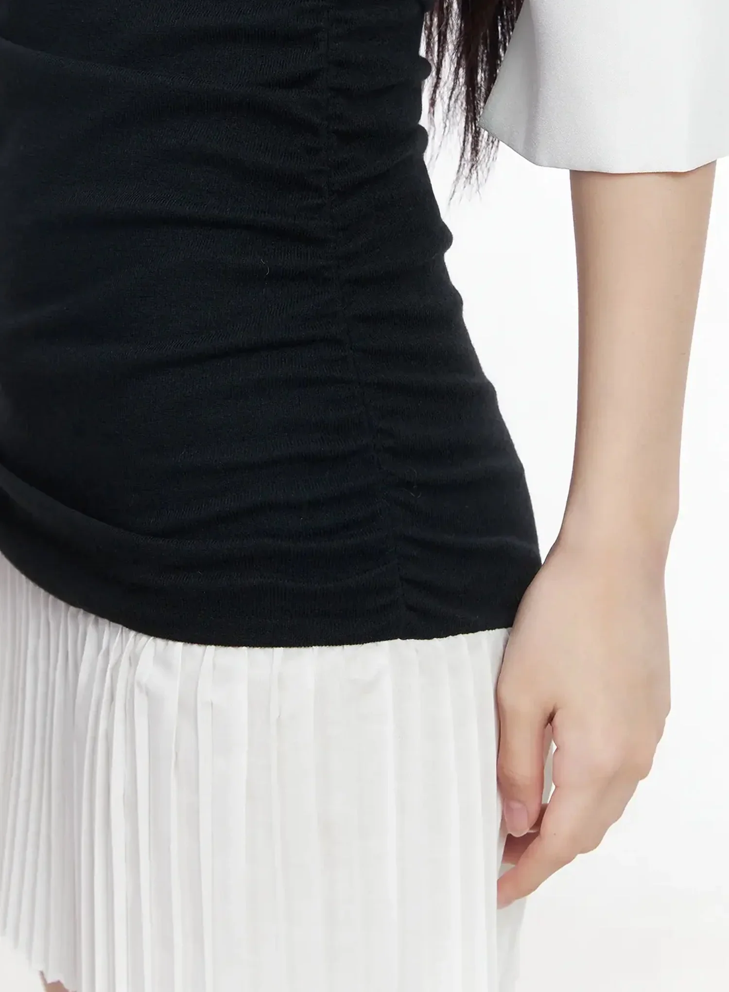 Layered Collar Mini Dress IM502 - Image 9