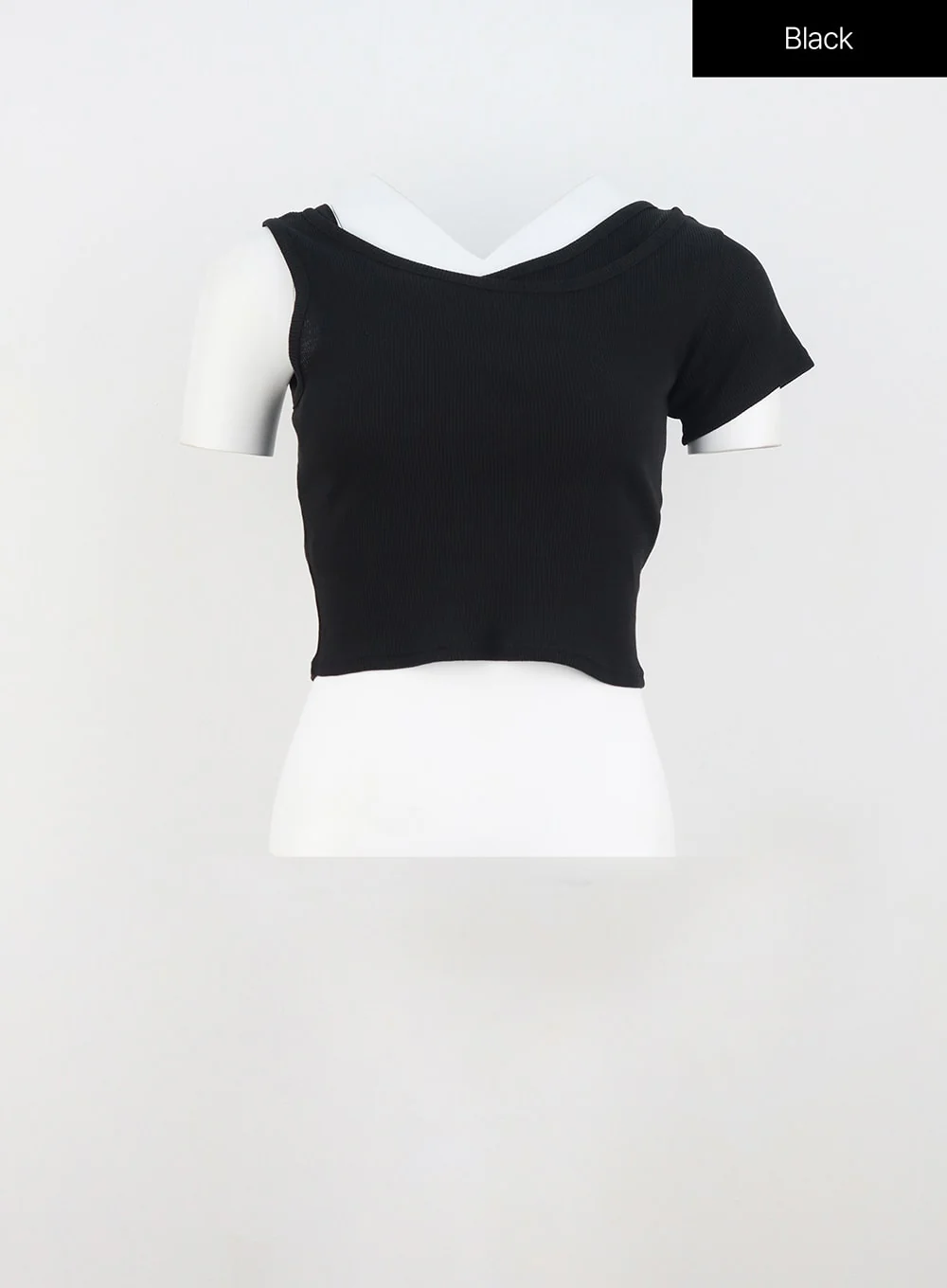 Layered Cropped Tee OU319 - Image 16
