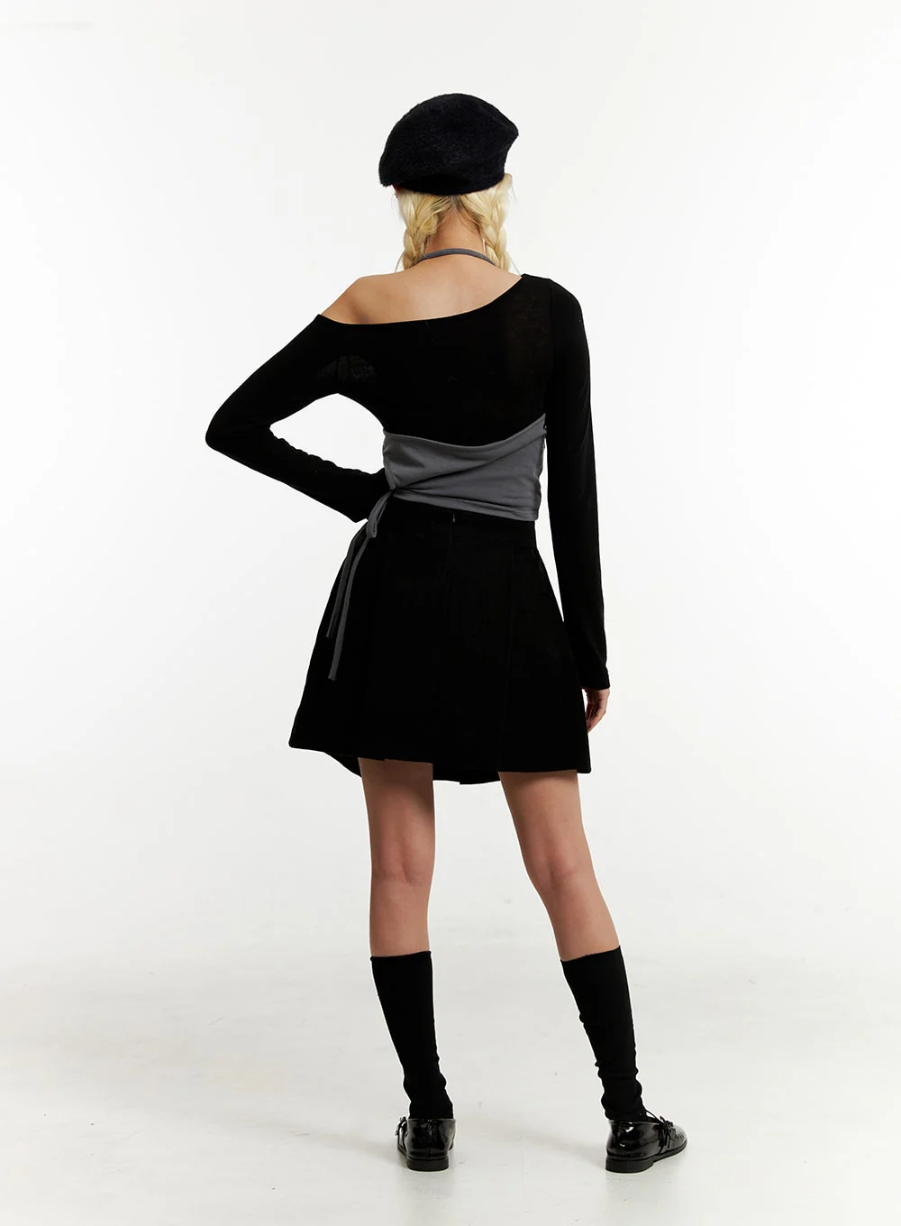 Layered Halter Crop Tee ID315 - Image 7