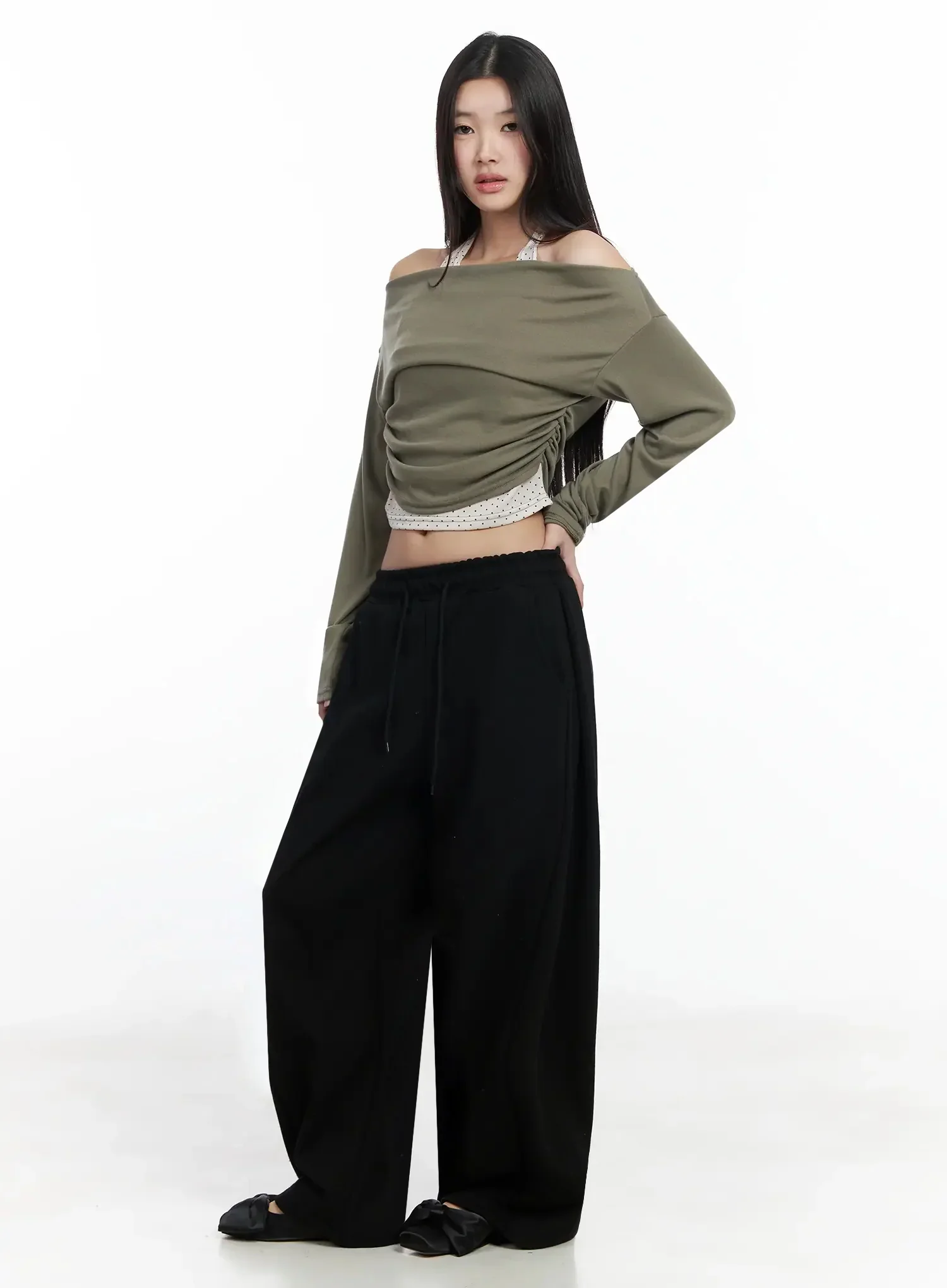 Layered Halter Polka Dot Top IM504 - Image 6