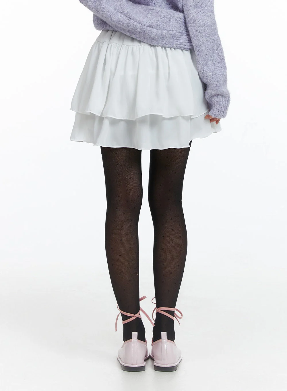 Layered Mini Skirt OJ424 - Image 3