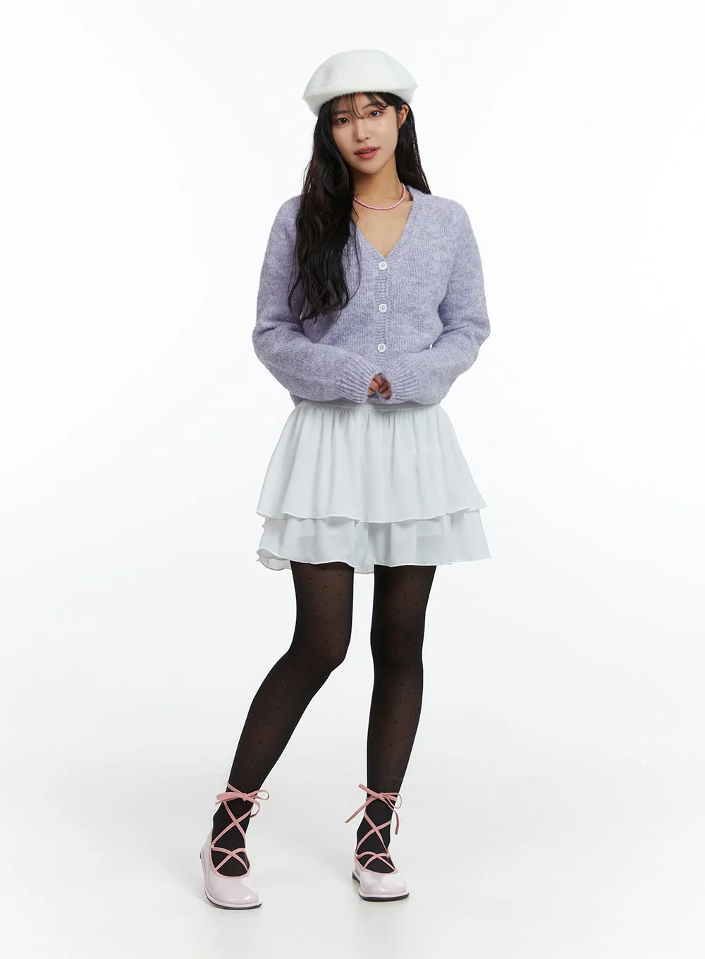 Layered Mini Skirt OJ424 - Image 4