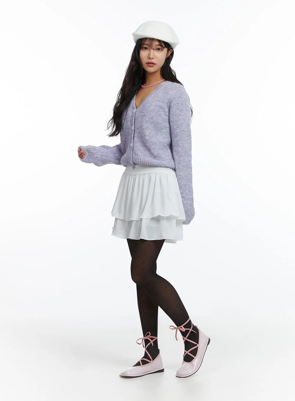 Layered Mini Skirt OJ424 - Image 5