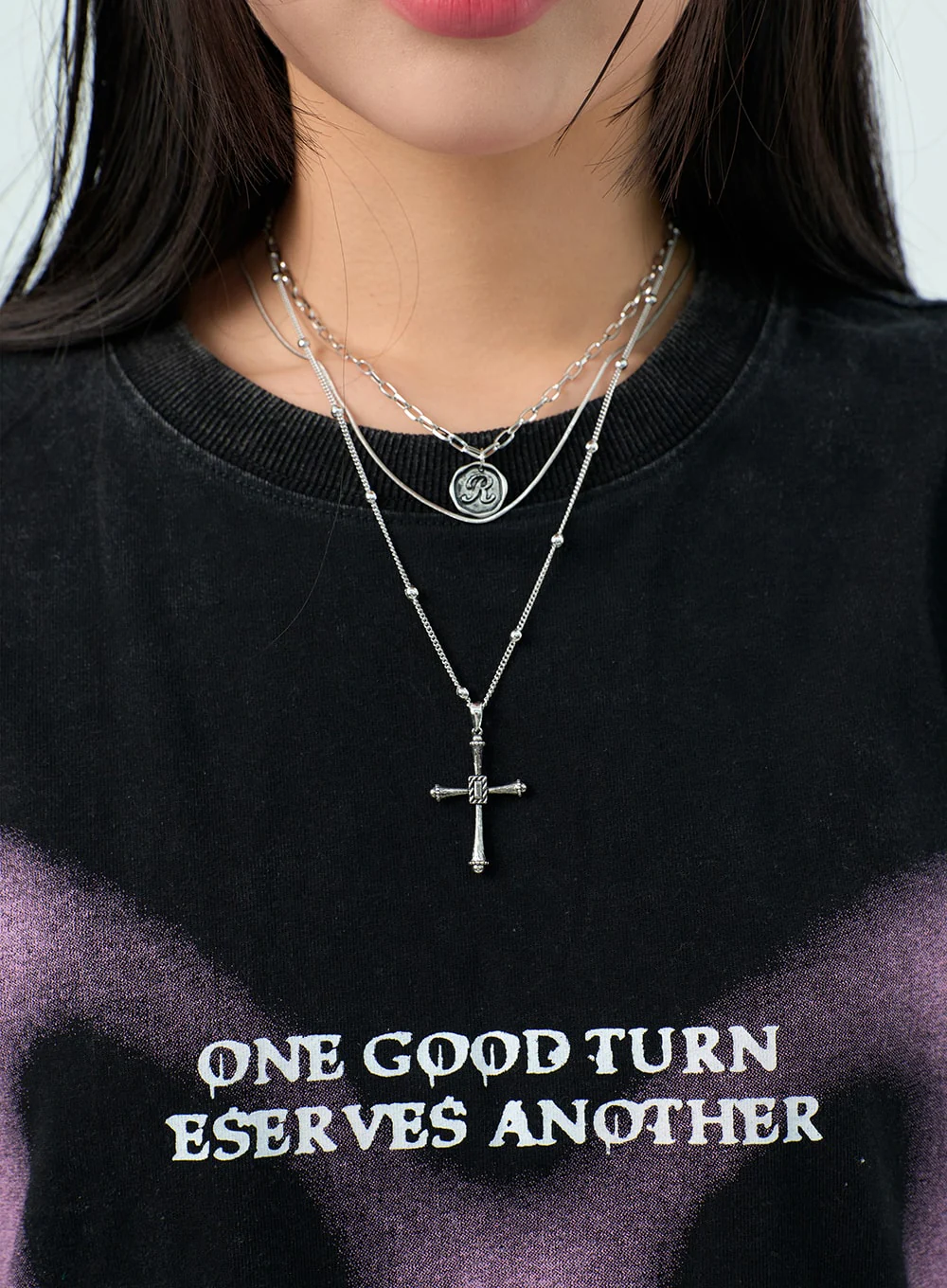 Layered Necklace Set BU308 - Image 2