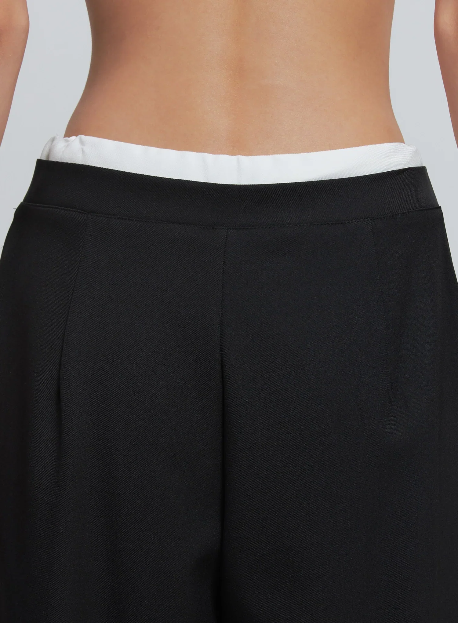 Layered Pintuck Wide-Leg Pants IU512 - Image 14