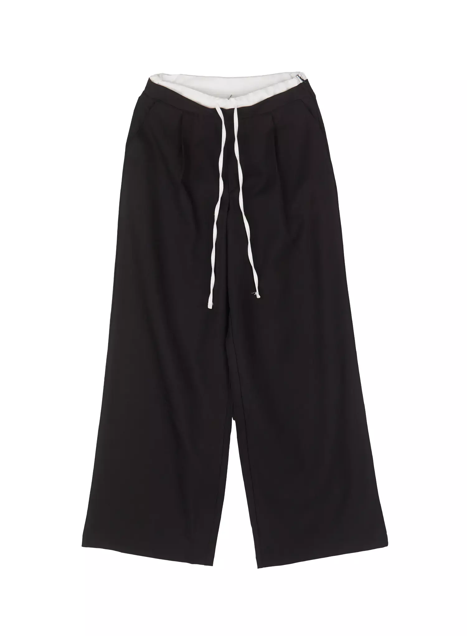 Layered Pintuck Wide-Leg Pants IU512 - Image 27