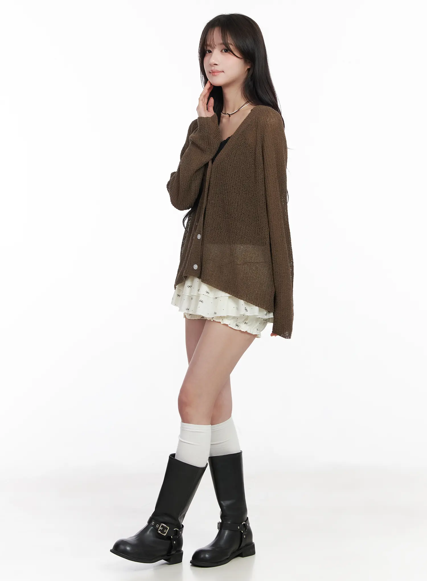 Layered Ribbon Lace Shorts CM531 - Image 6