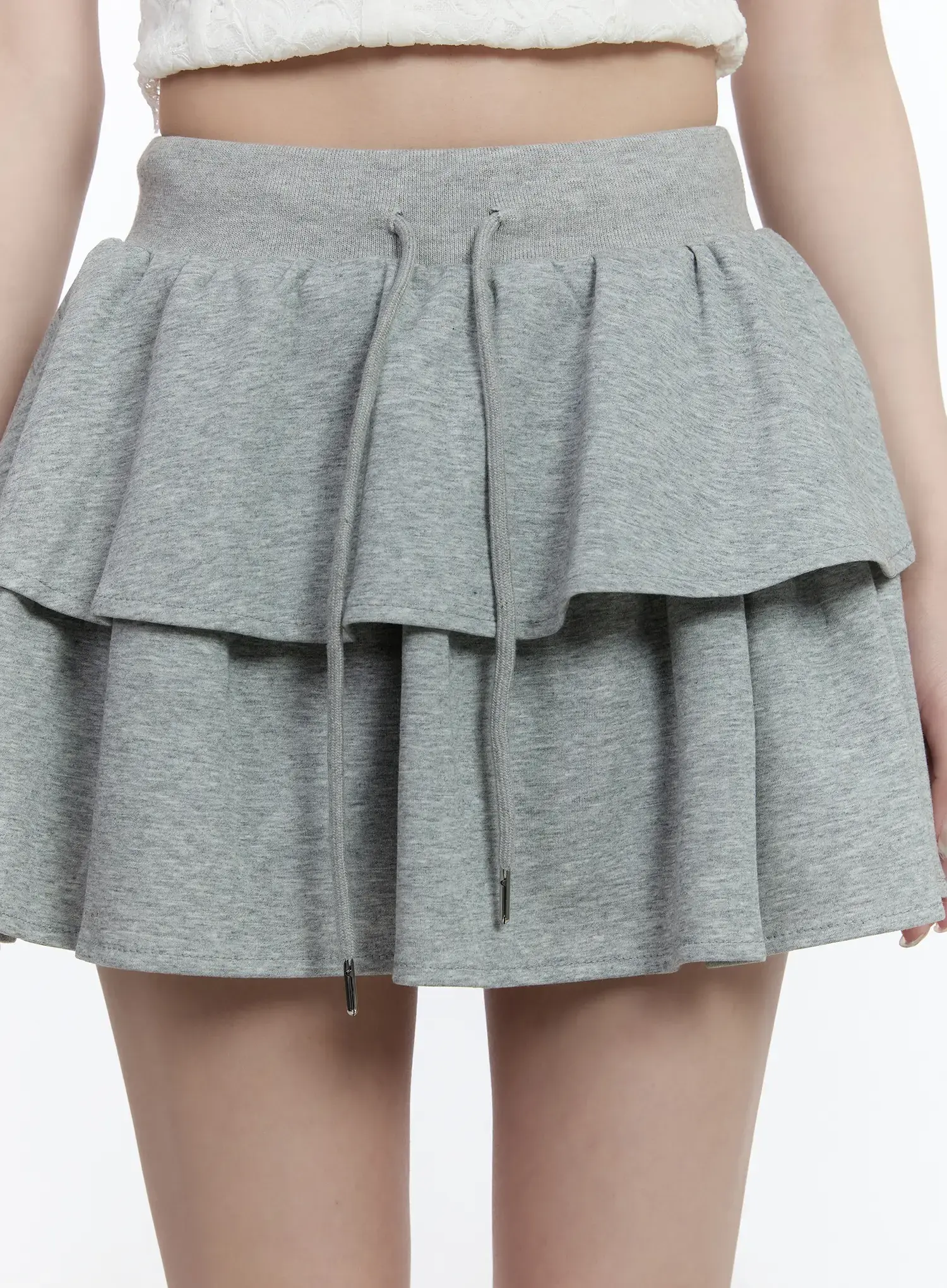 Layered Ruffle Mini Skirt CA501 - Image 9