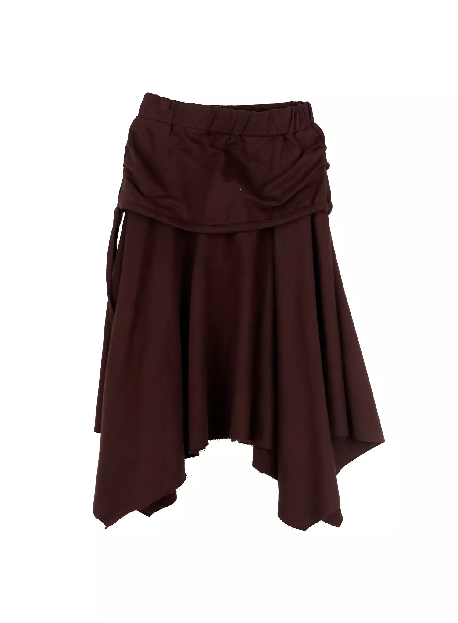 Layered Shirring Asymmetrical Skirt IO517 - Image 12