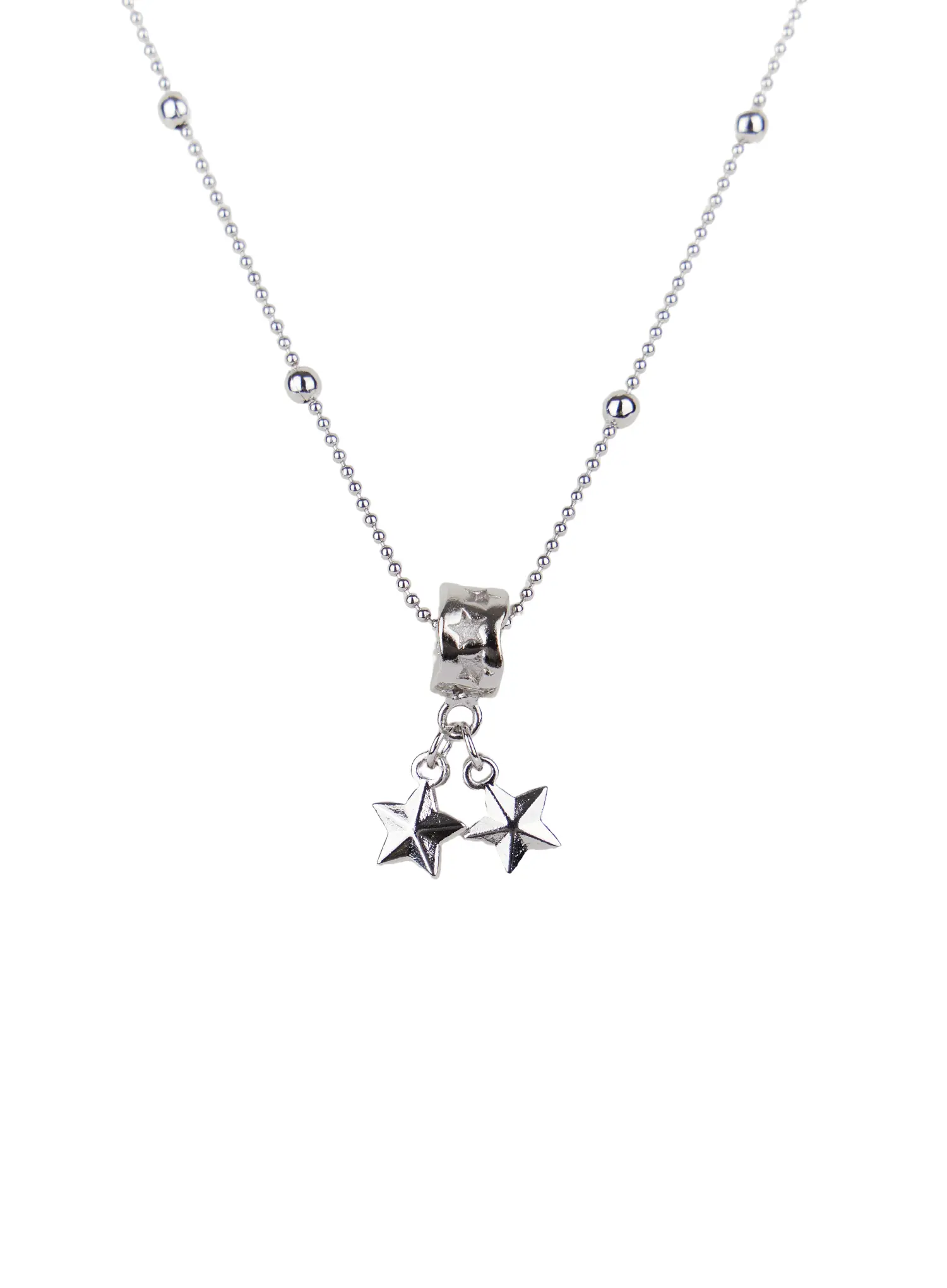 Layered Star Charm Necklace CD501 - Image 7