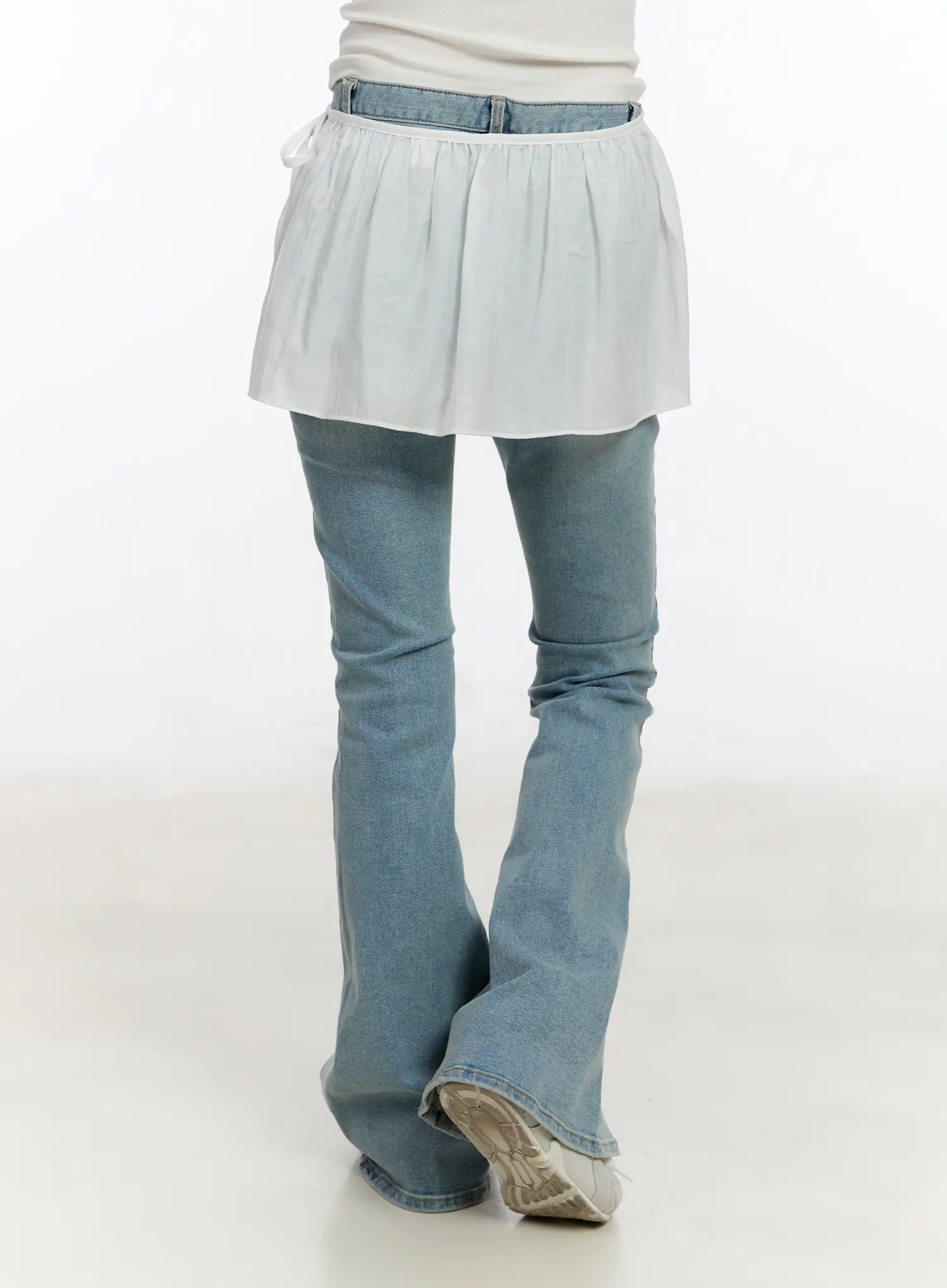 Layered Wrap Mini Skirt CM505 - Image 7