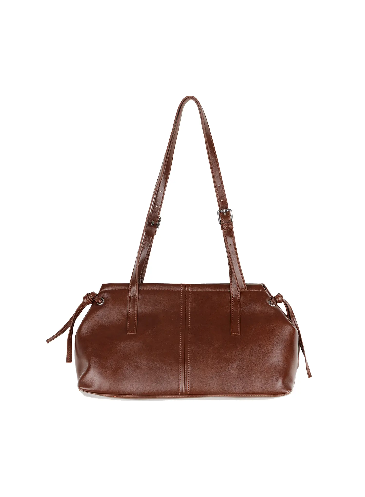 Leather Buckle Strap Shoulder Bag CJ520 - Image 11