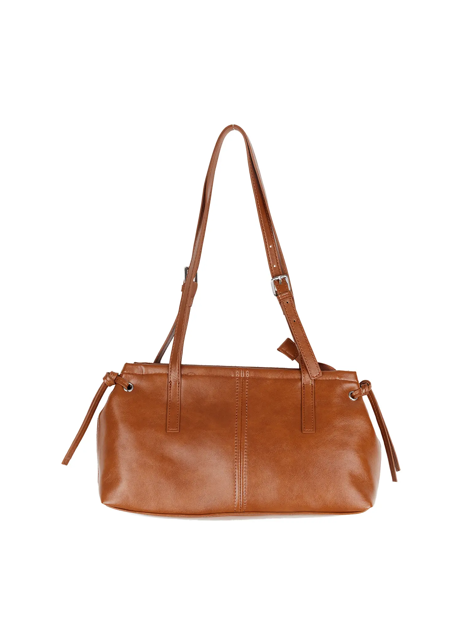 Leather Buckle Strap Shoulder Bag CJ520 - Image 12