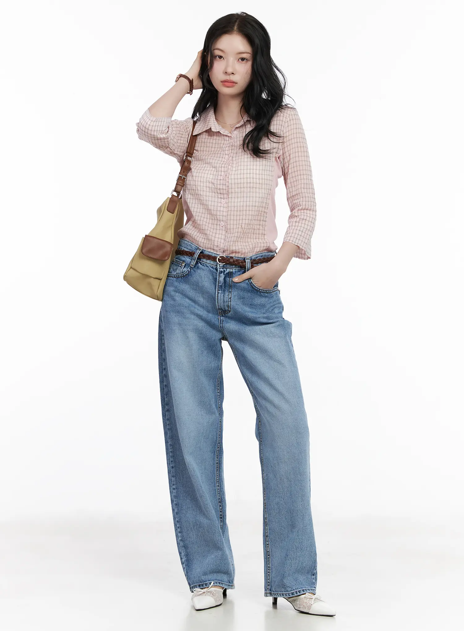 Leilani Vintage Wash Wide Leg Jeans CA510