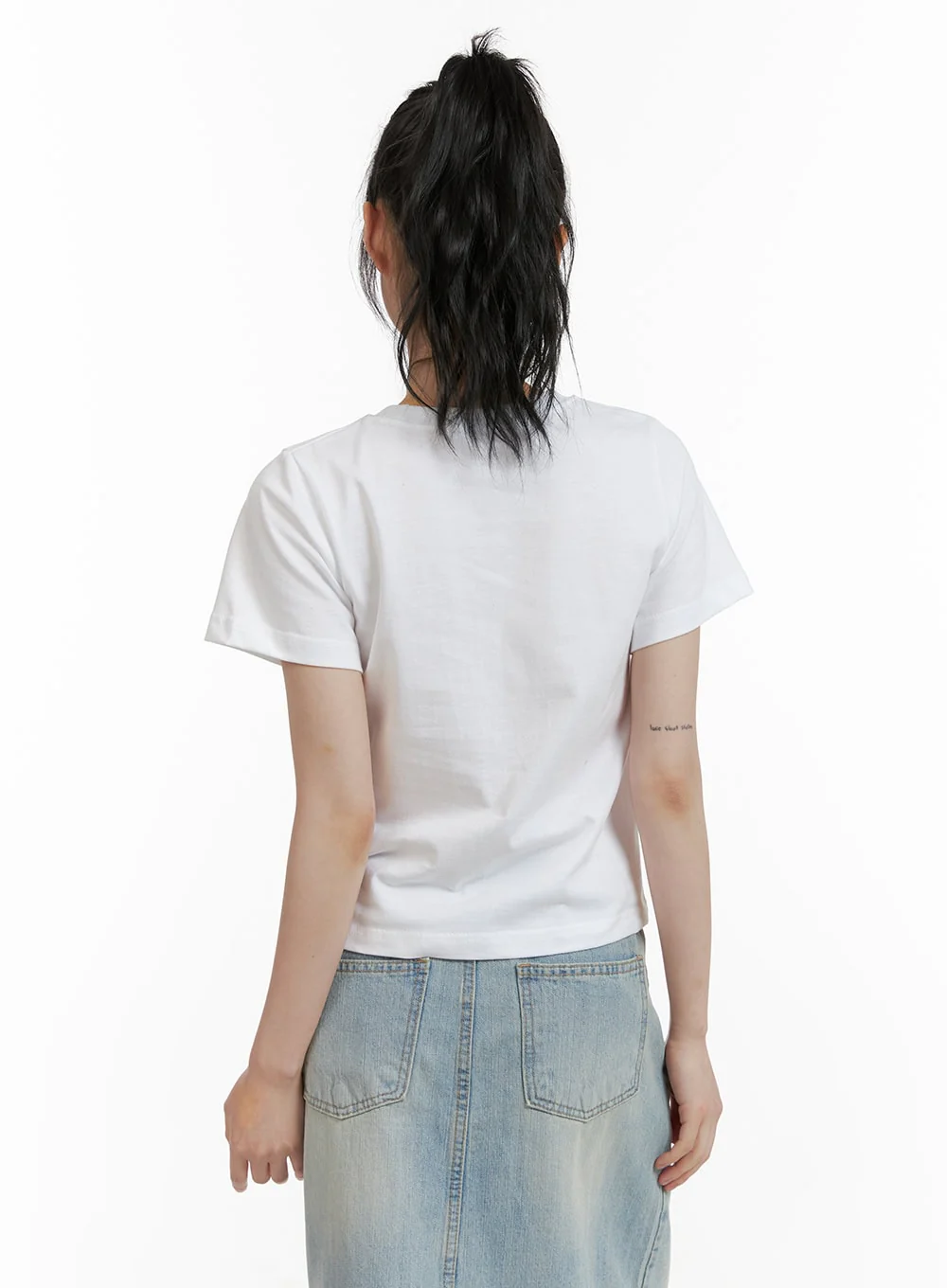Lemon Lime Crop Tee CU410 - Image 5