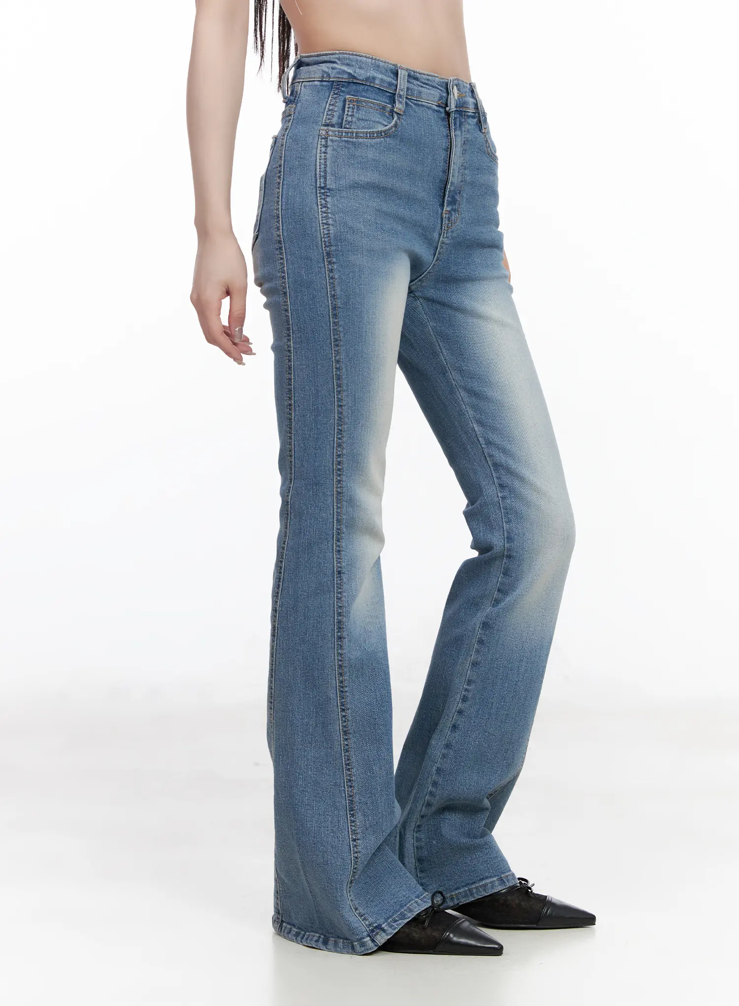 Lennox Washed Bootcut Jeans CF523 - Image 5